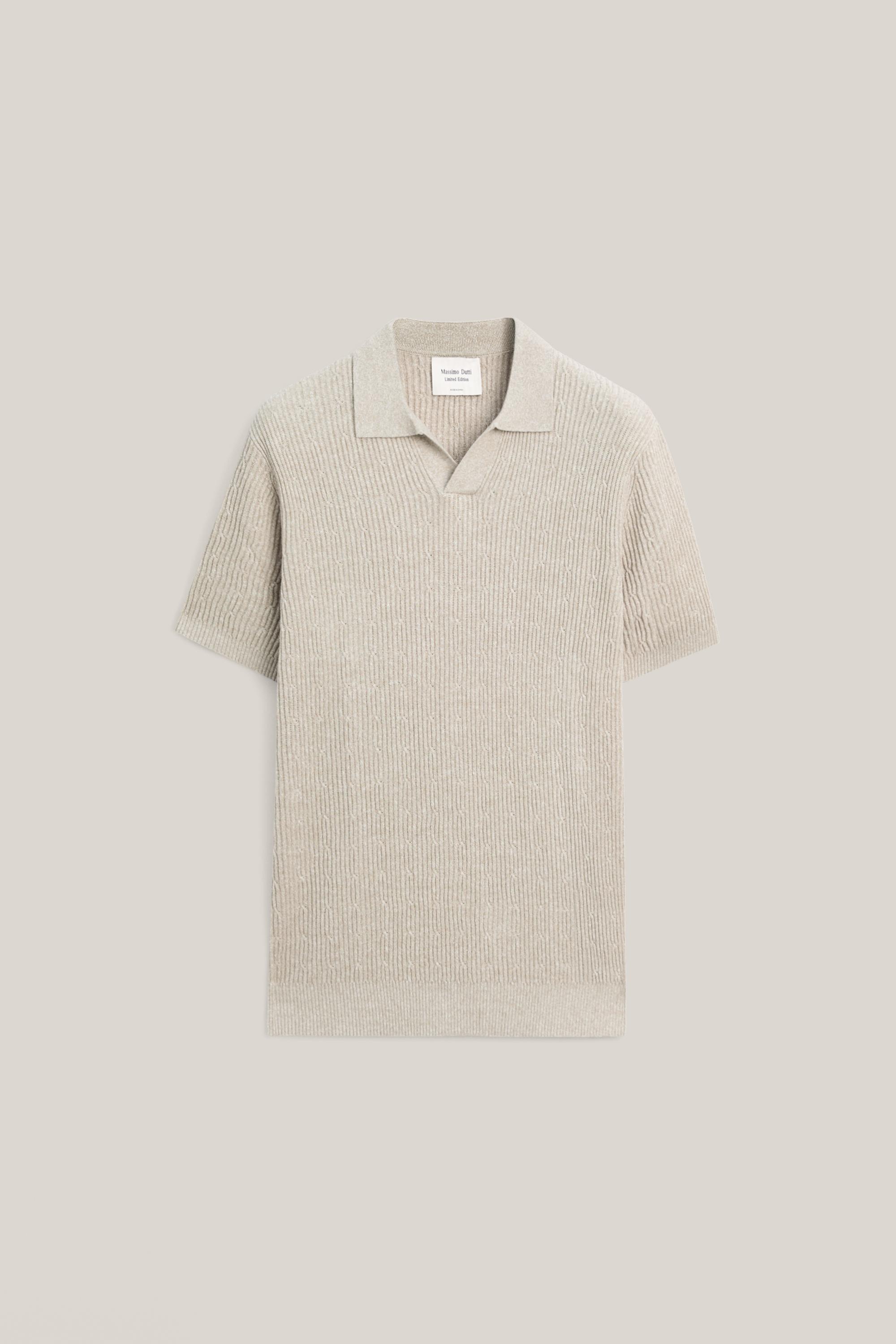 Cable-knit polo sweater - LIMITED EDITION