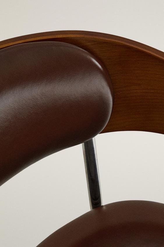 CHAISE DE BUREAU À ROULETTES - Noir de Zara - Image 2
