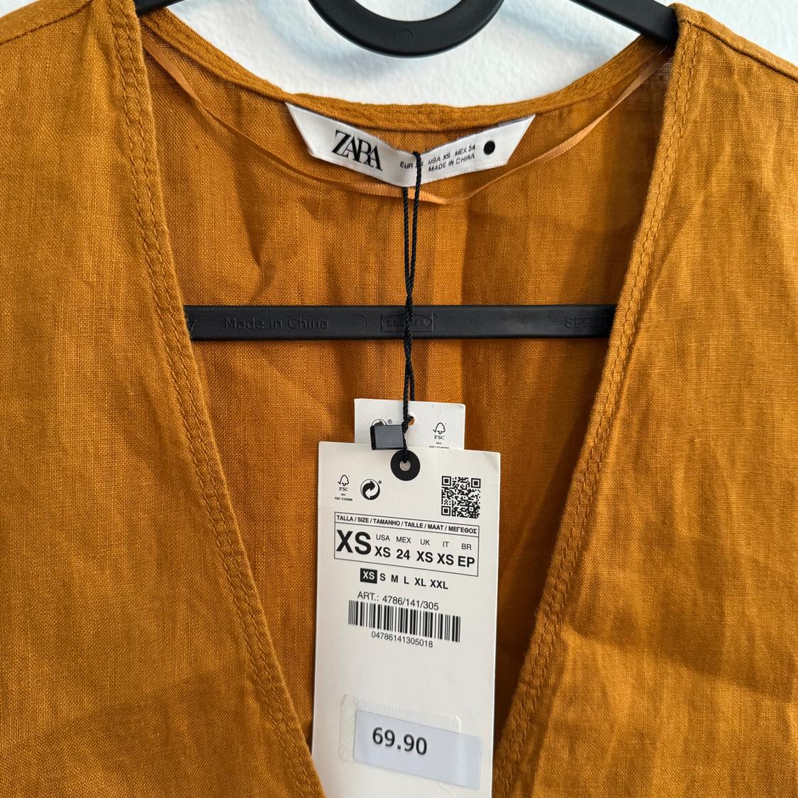 LINEN TUNIC DRESS - Image 3