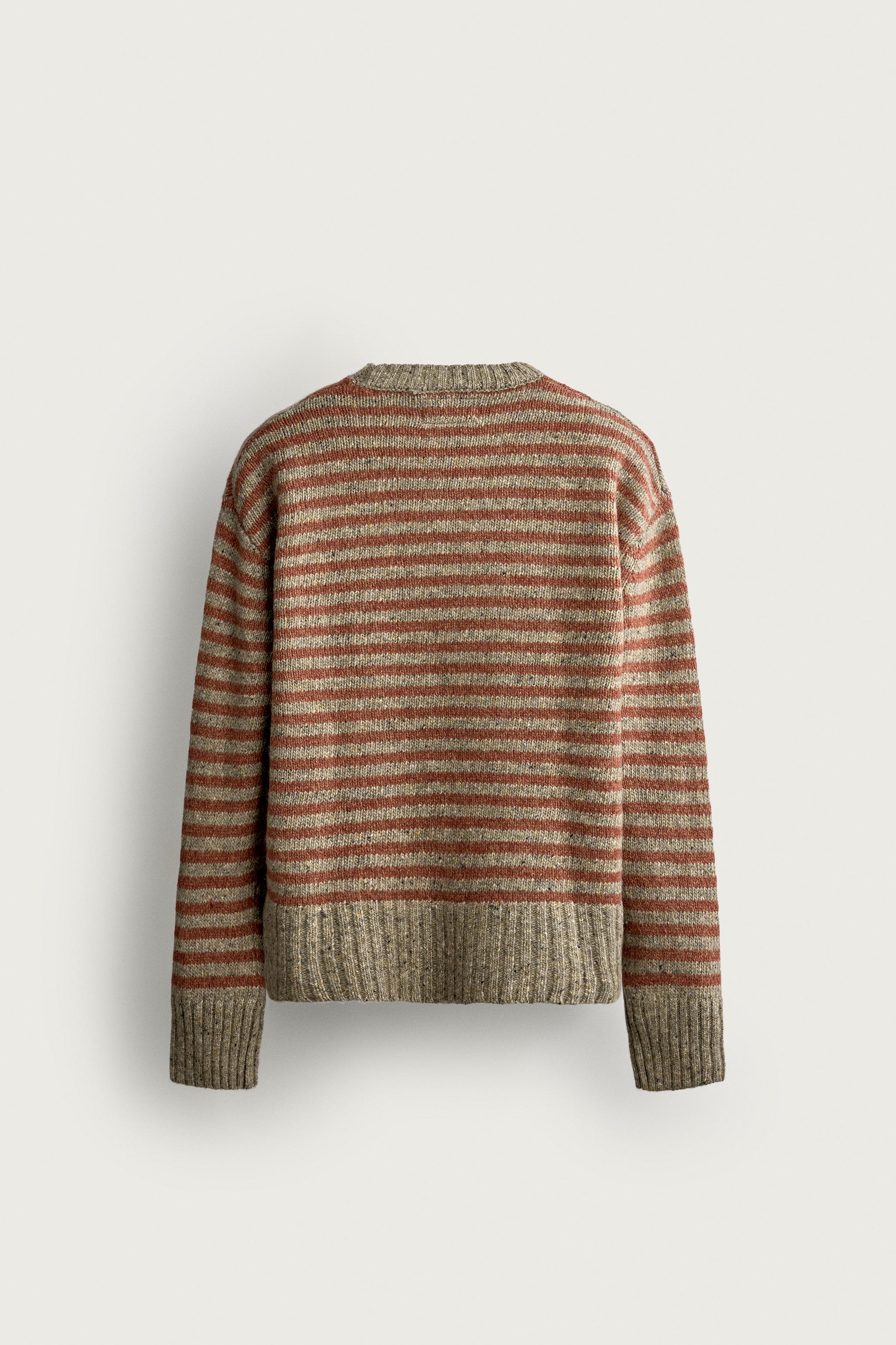 STRIPED BOTONATO JACQUARD JUMPER