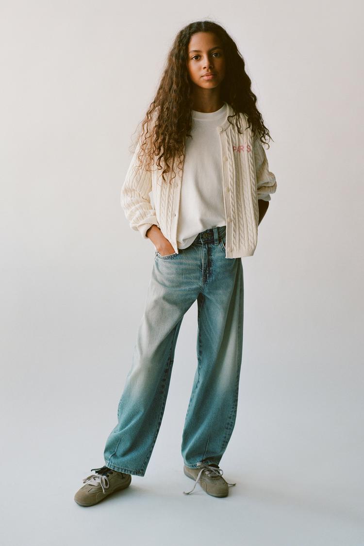 CABLE-KNIT CARDIGAN