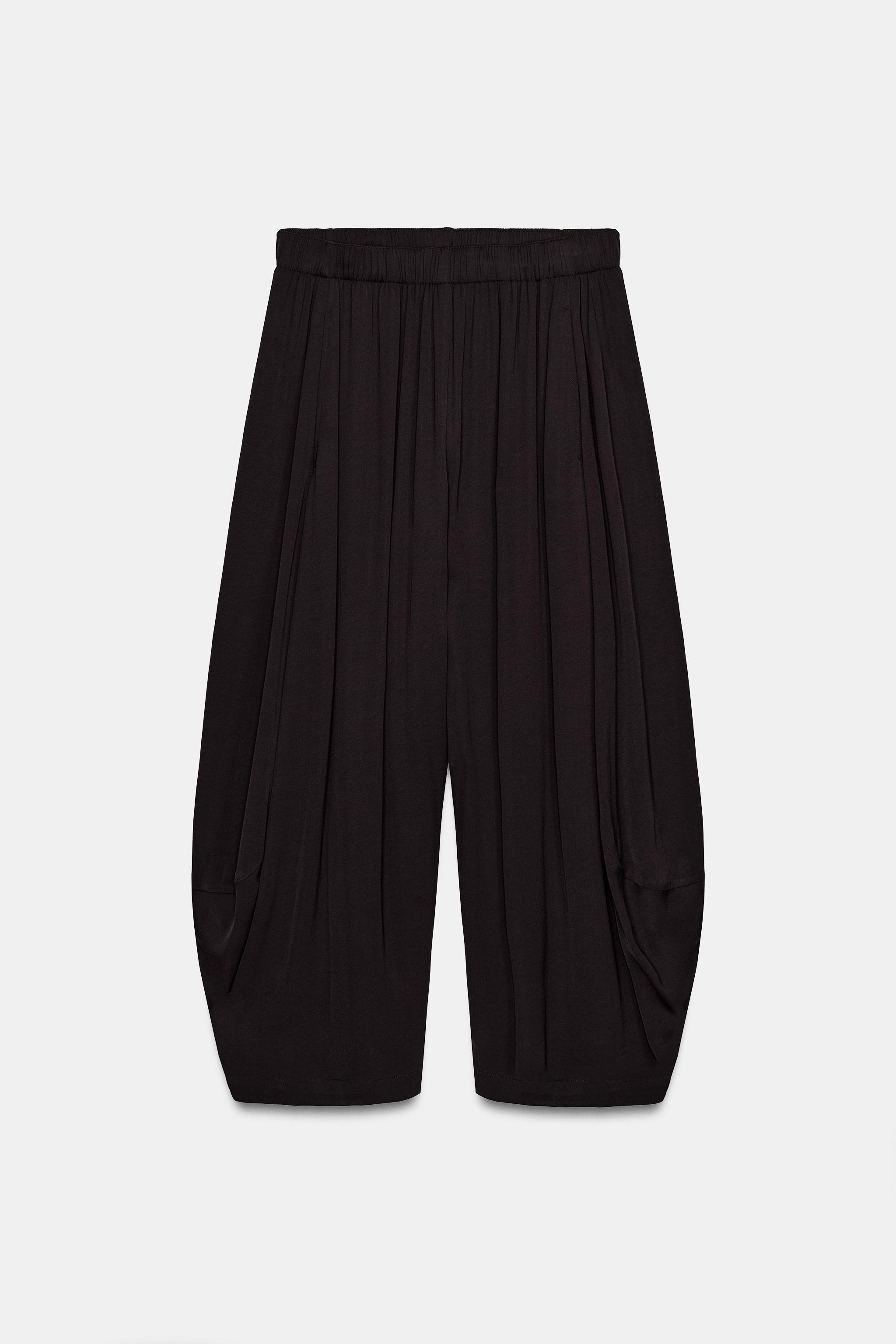 CALÇA FLUIDA ZW COLLECTION - Marrom | ZARA Brasil