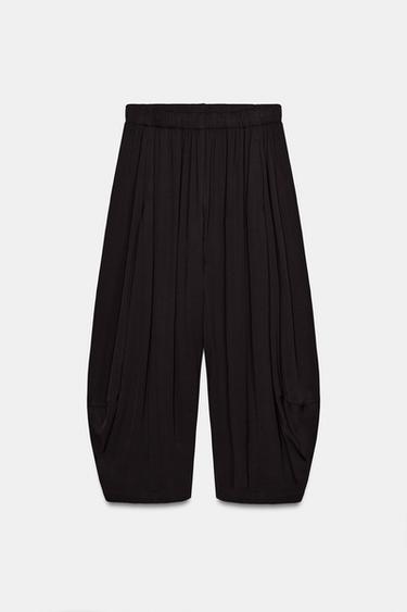 ZW COLLECTION LOOSE-FITTING TROUSERS - Brown by Zara - Image 0