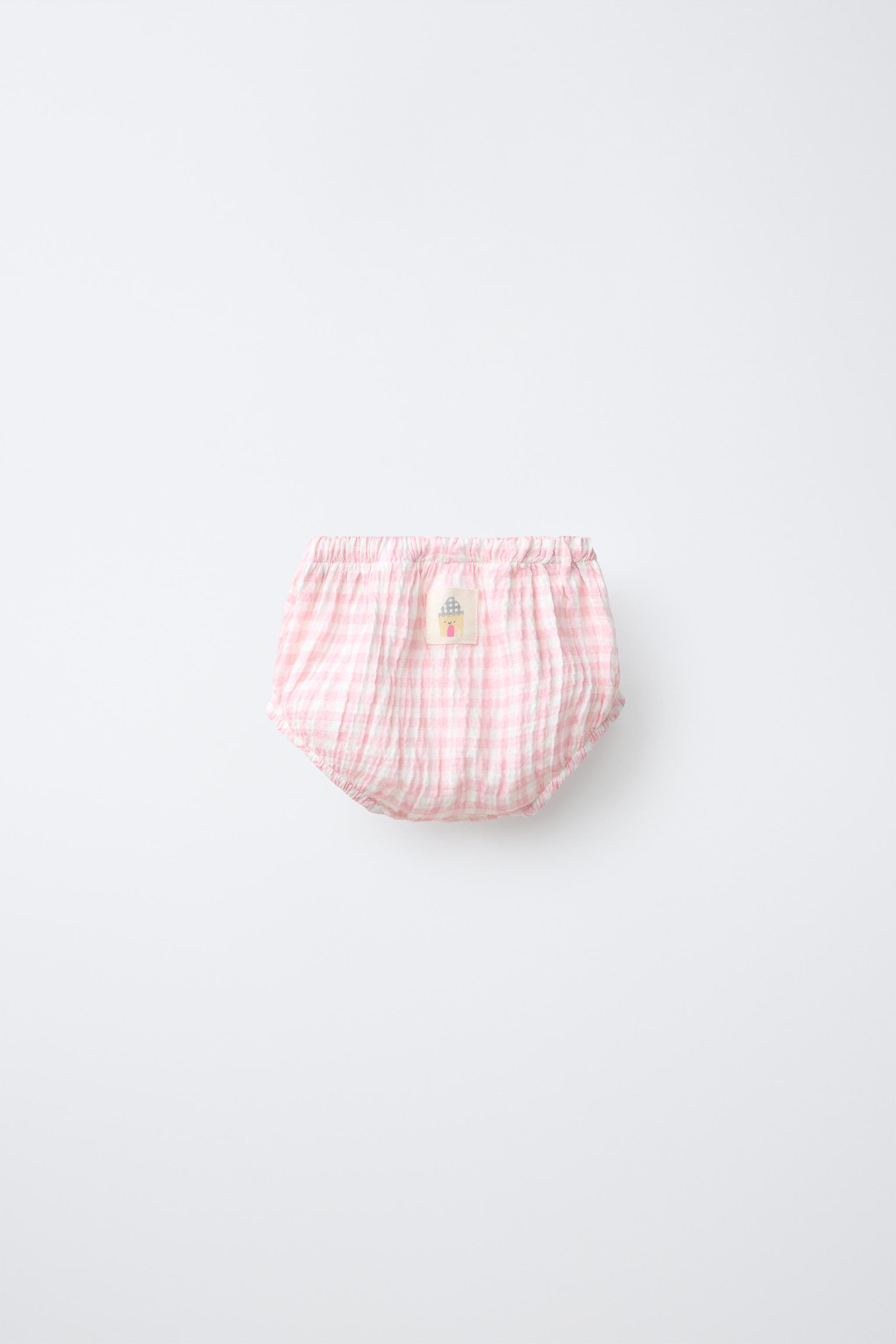 CULOTTE À CARREAUX VICHY ET ÉTIQUETTE