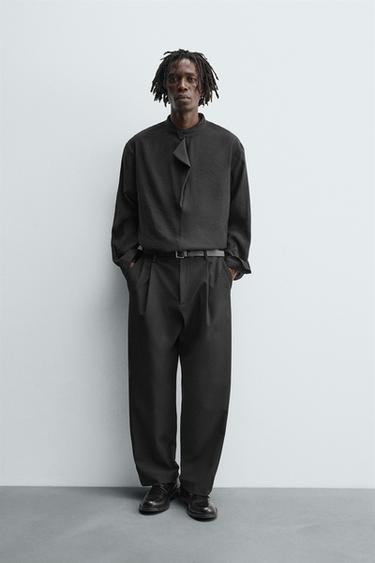 Zara 飄逸 POLO 衫 - 黑色