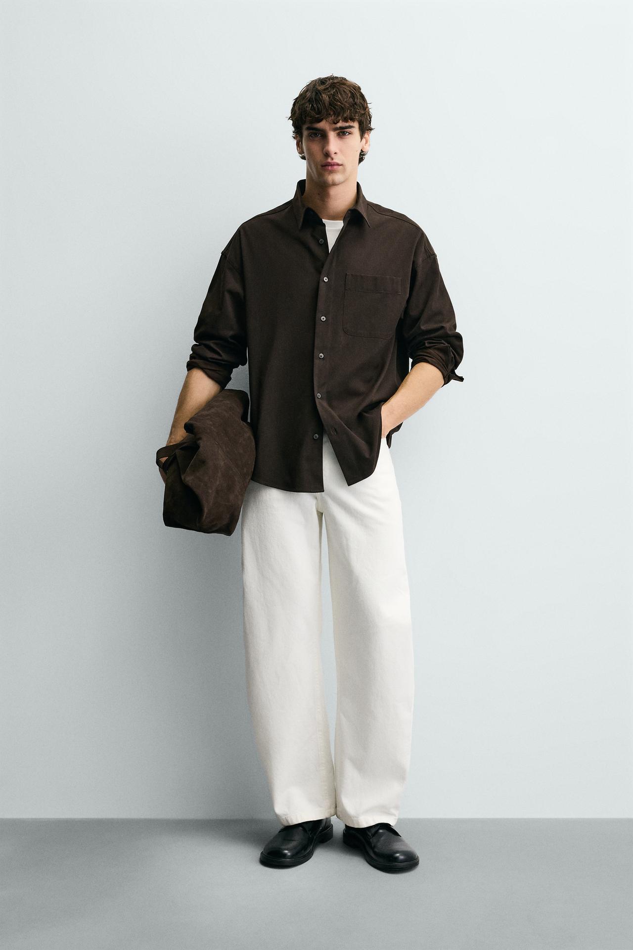 ZARA RELAXED FIT FLUID SHIRT