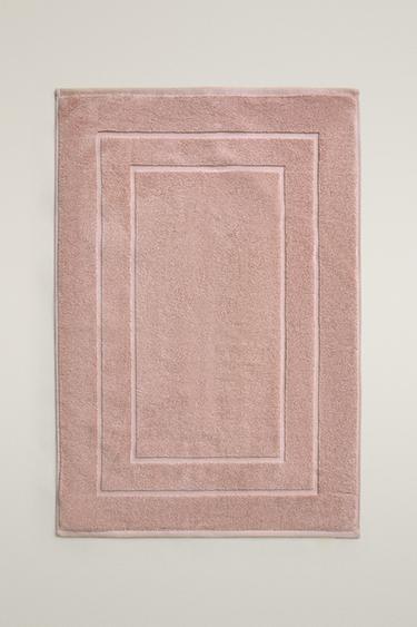 COTTON BATH MAT - Pale pink by Zara - Image 0