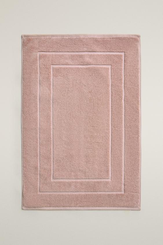 COTTON BATH MAT - Pale pink by Zara - Image 0