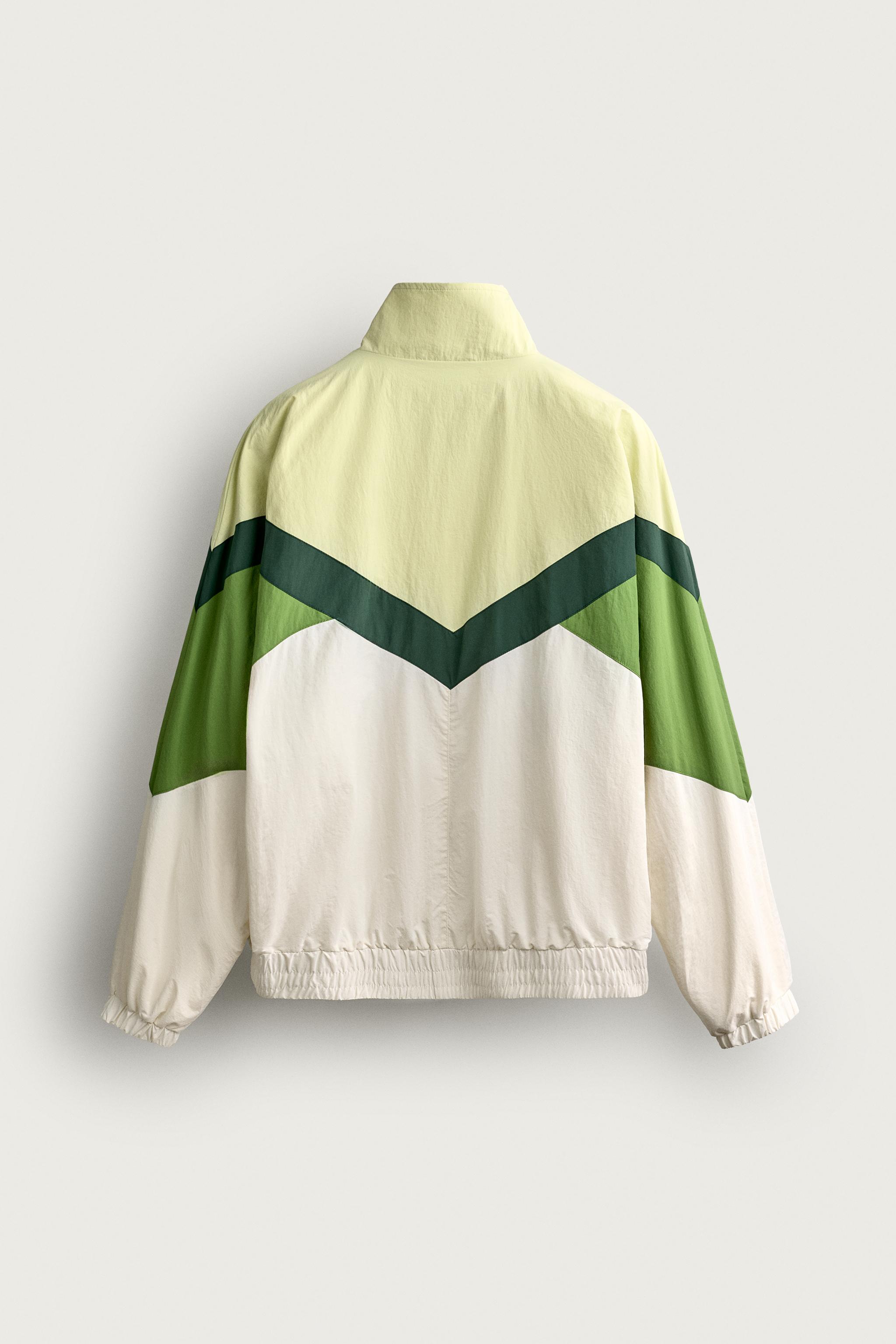 Мужские куртки Zara COLOR BLOCK TECHNICAL JACKET — фото 8