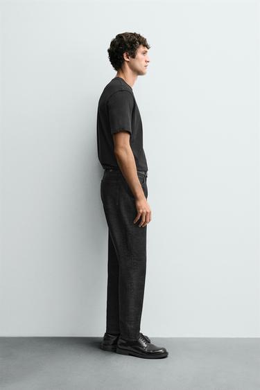 JEAN COUPE SLIM - Noir de Zara - Image 3
