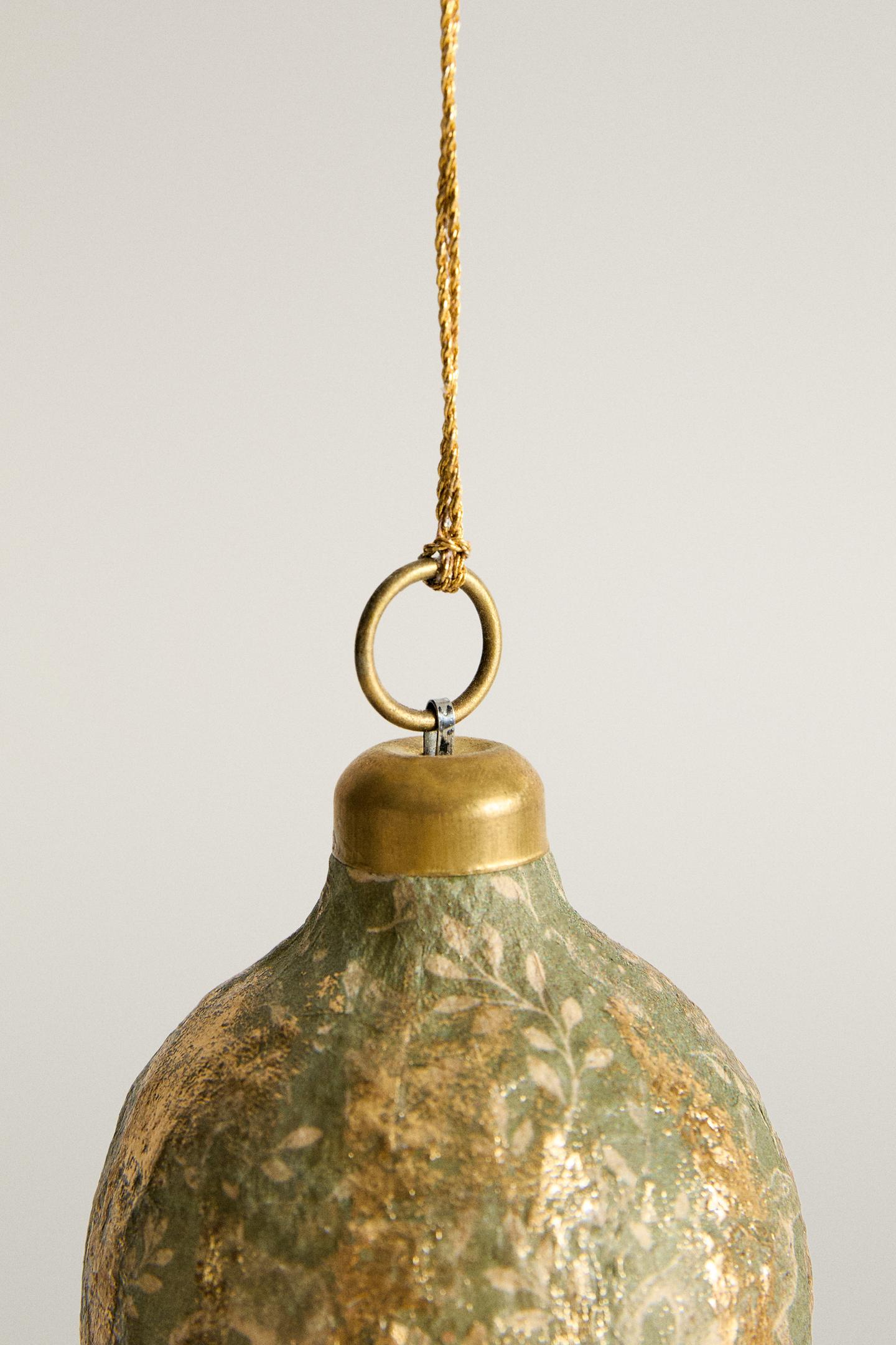 Ёлочные украшения Zara Oval Paper Christmas Tree Decoration, цвет: Зелёный — фото 2