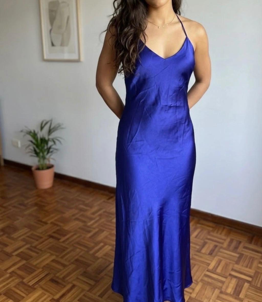 SATIN MIDI DRESS - Image 8