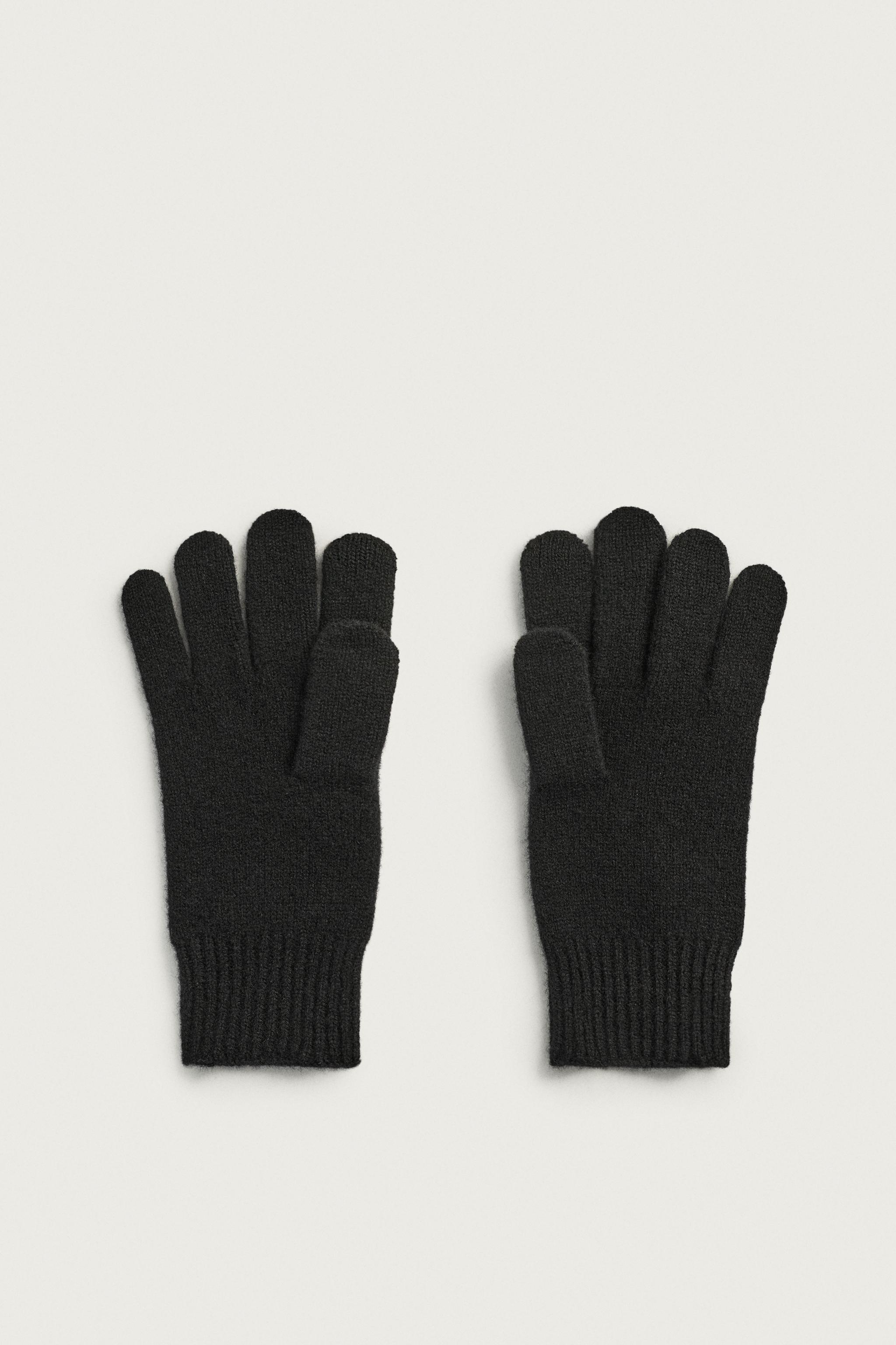 100% WOOL KNIT GLOVES