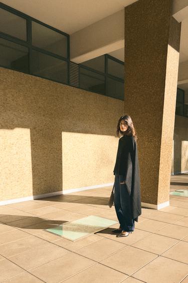 Zara 基本款圍巾 - 黑色