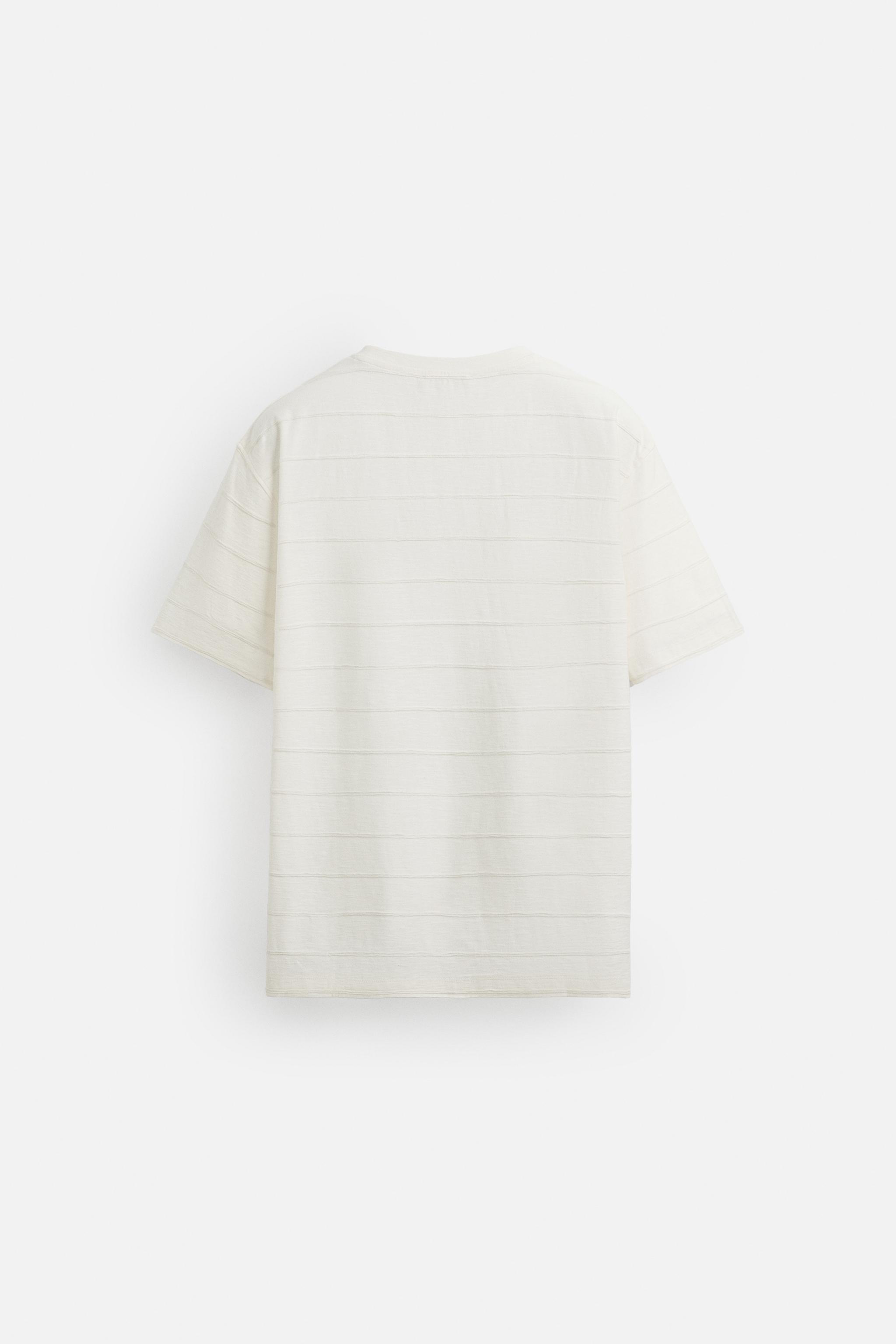 ★ドイツ発*ZARA*新作*テクスチャースリーブレスTシャツ/WHITE★ プリントTシャツ - ホワイト | ZARA Japan / 日本