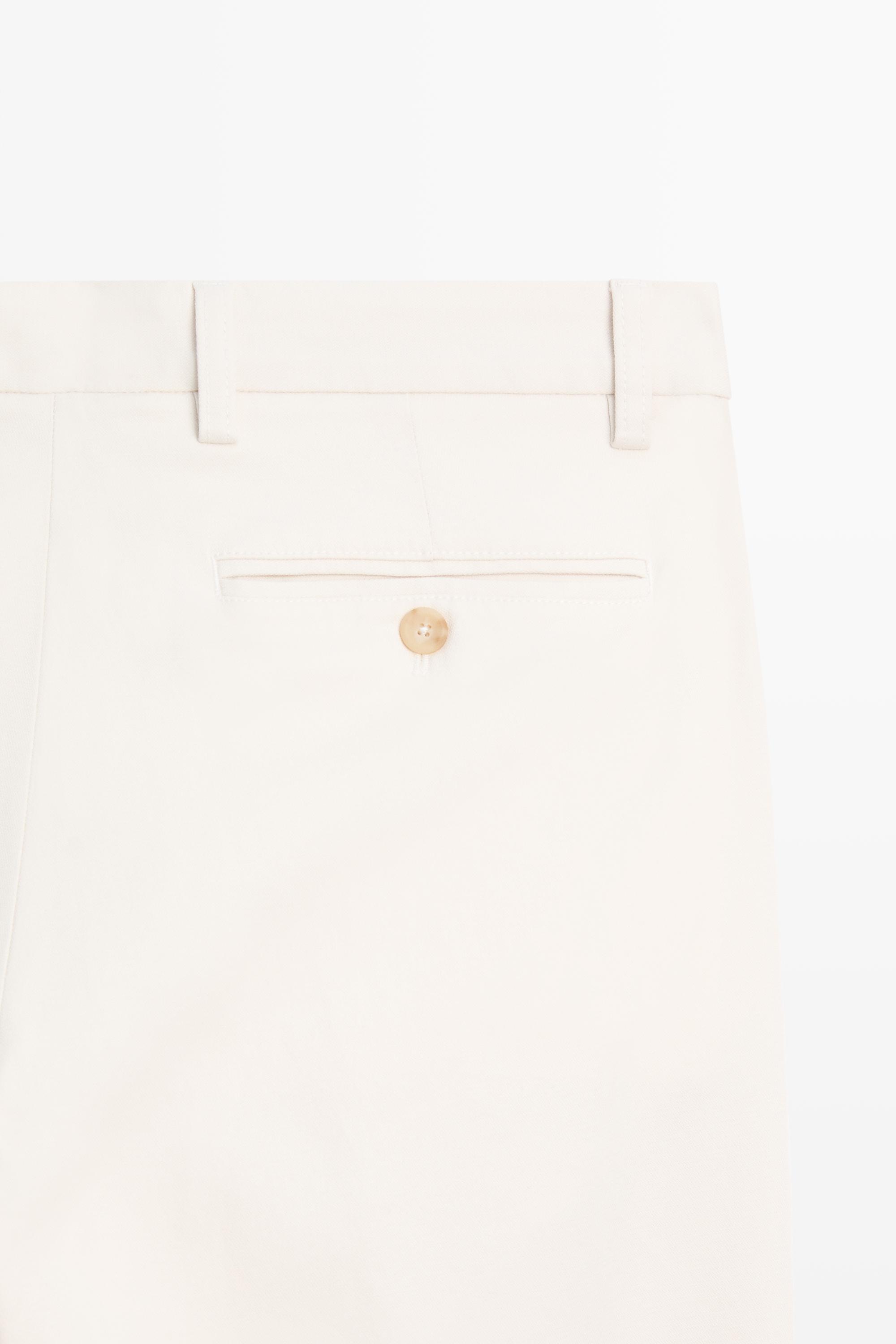 Pantalon slim en coton mélangé
