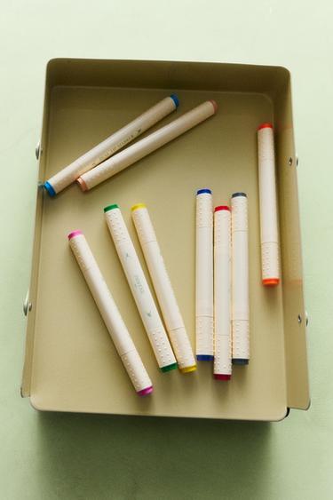 FILZSTIFTE MIT DOPPELSPITZE (12ER-PACK) - Bunt von Zara
