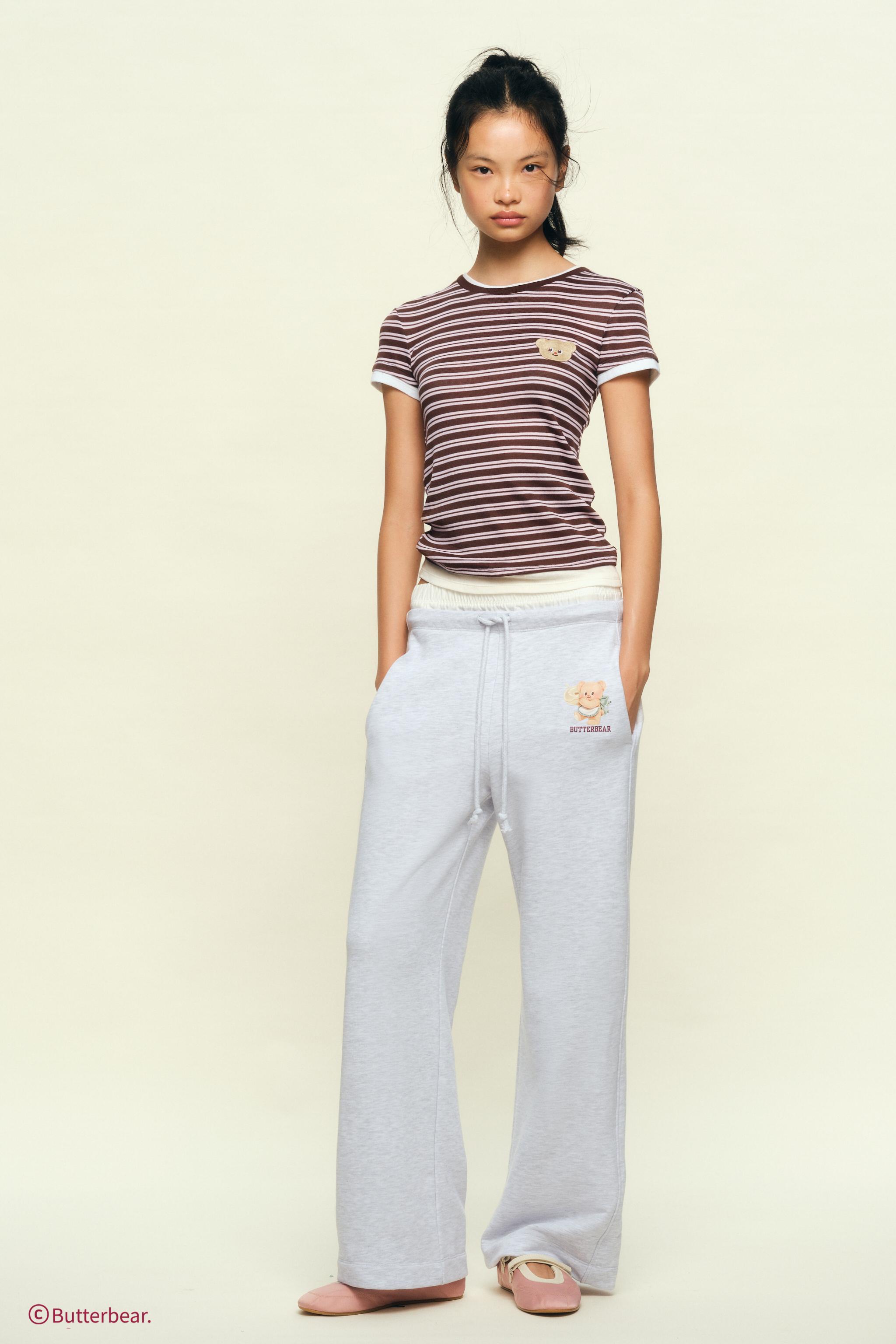 スペイン発送 ZARA ストライププリントTシャツ 人気カジュアル リネン混紡ストライプ柄シャツ - 青色/白色 | ZARA Japan / 日本