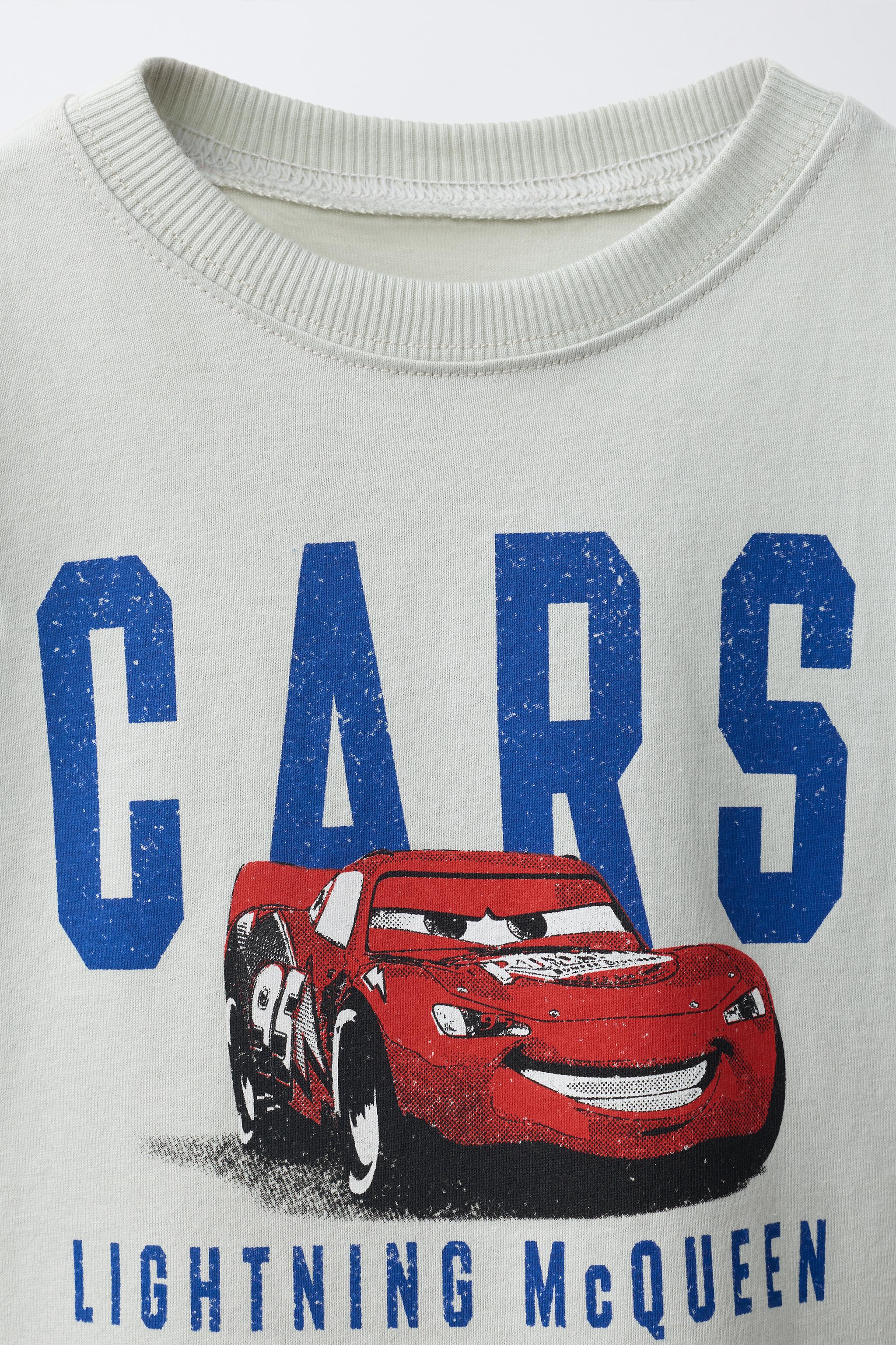 Детские футболки Zara CARS LIGHTNING MCQUEEN © DISNEY/PIXAR Graphic T-Shirt — фото 3