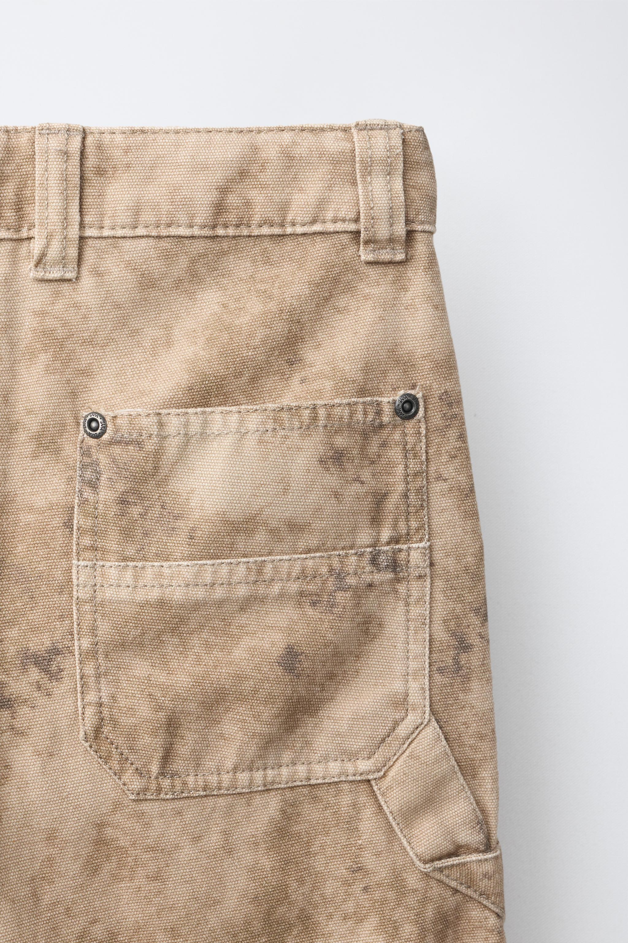 PANTALON CARGO À IMPRIMÉ TIE DYE