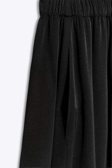 ZW COLLECTION LOOSE-FITTING VOLUME TROUSERS - Black by Zara - Image 4