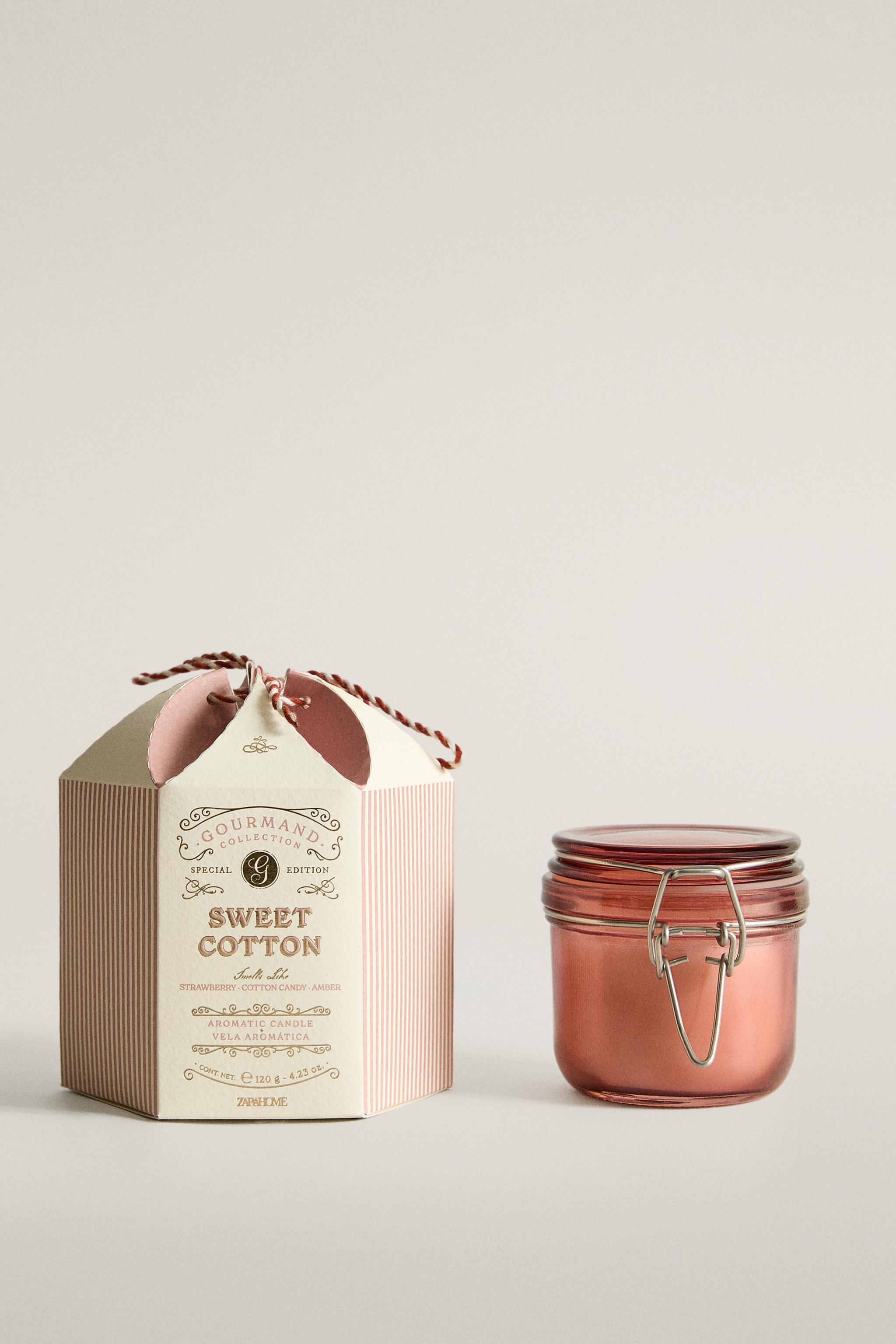 (120 G) SWEET COTTON SCENTED CANDLE