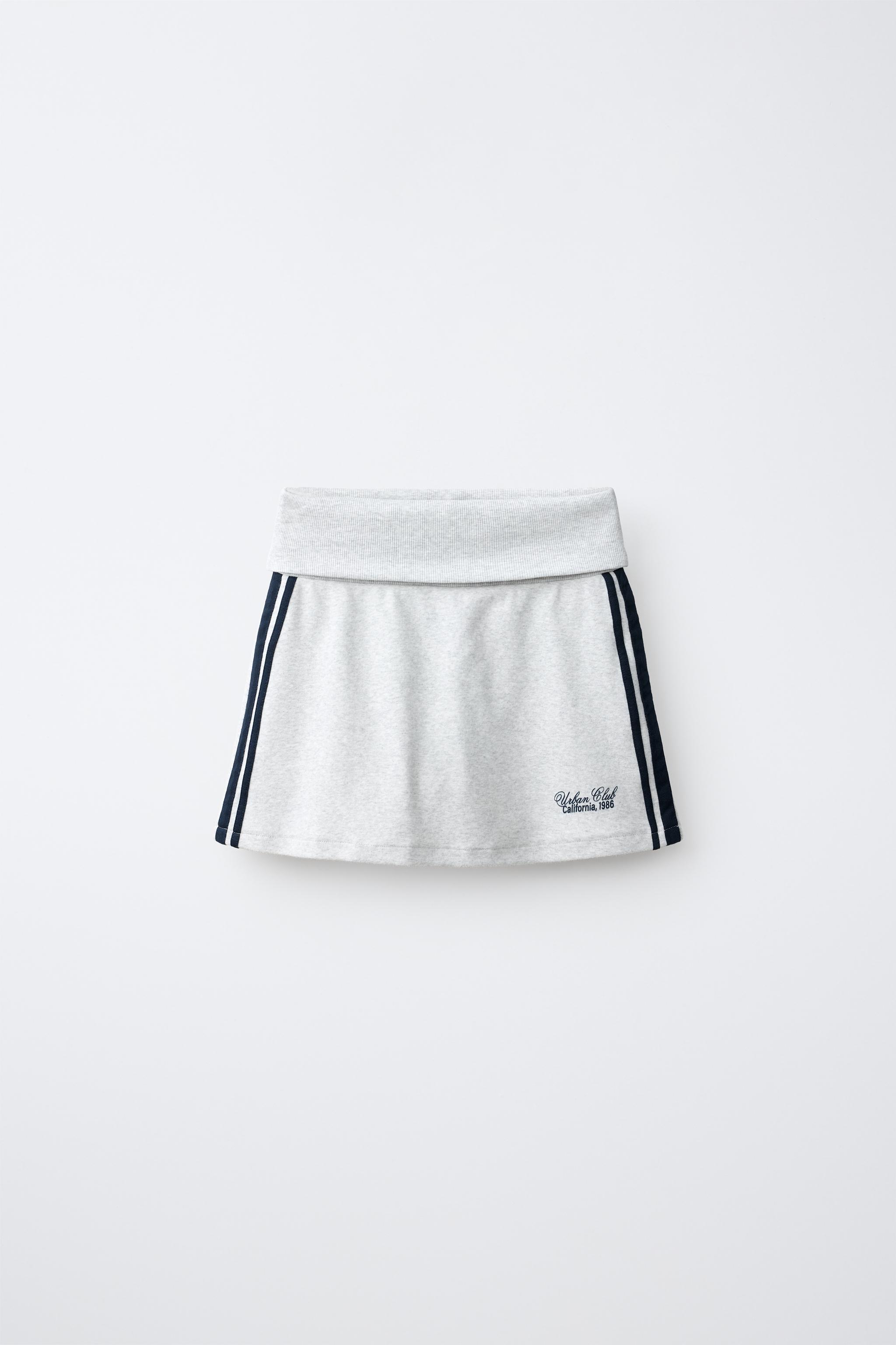 BAND DETAIL SKORT - Gray marl | ZARA United States