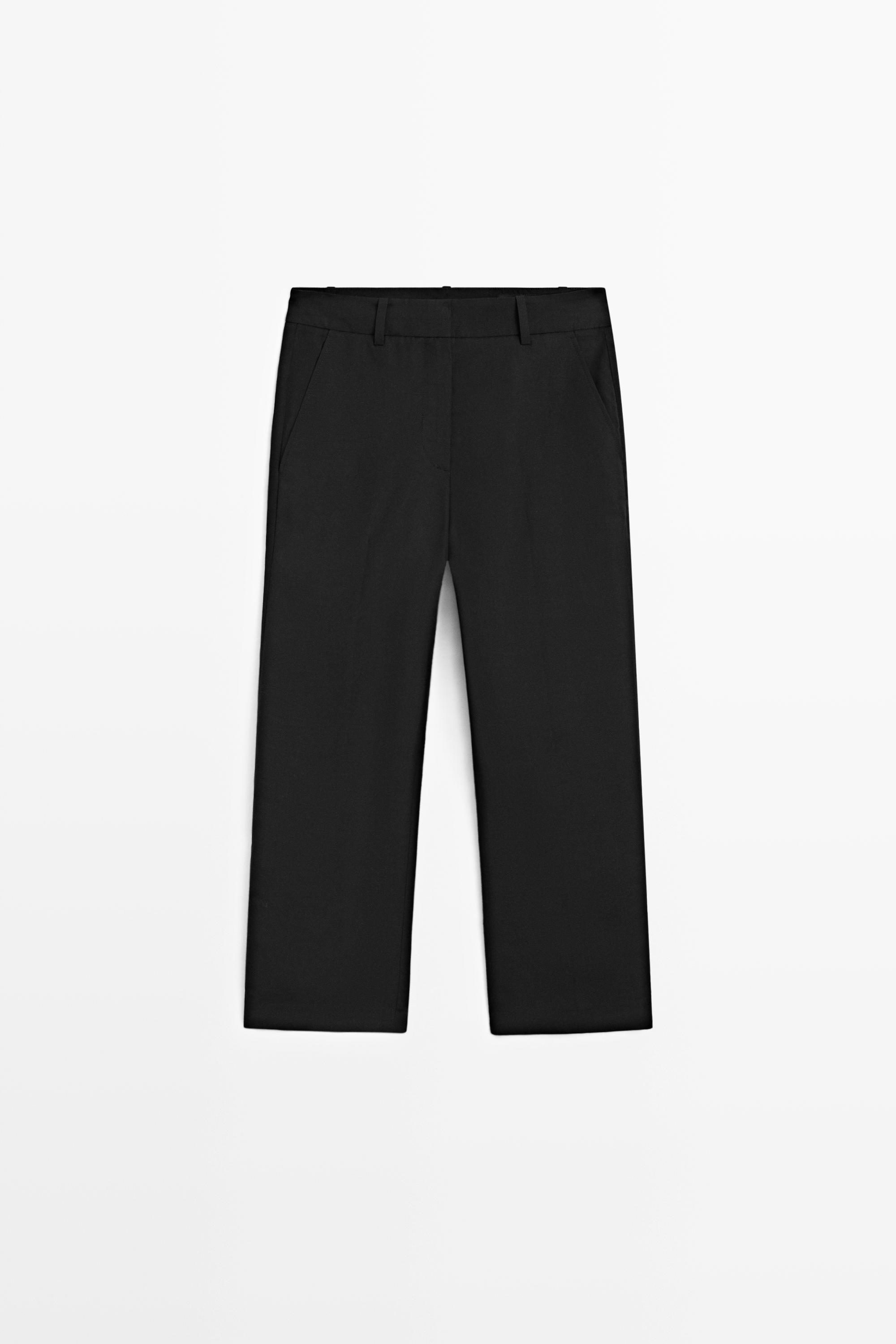 Slim fit capris - Black | ZARA United States