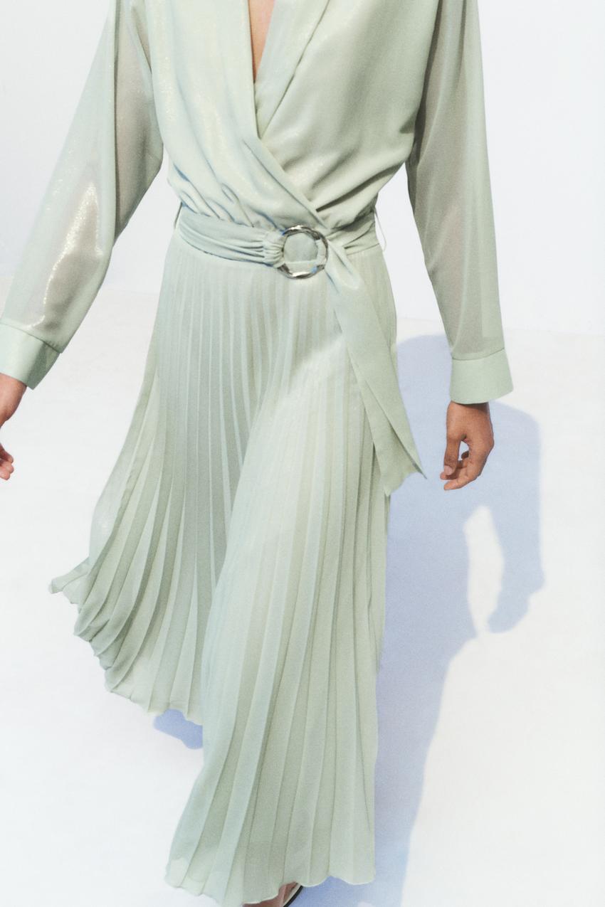 ZARA Denim Corset Dress White Size XS - $50 (23% Off Retail