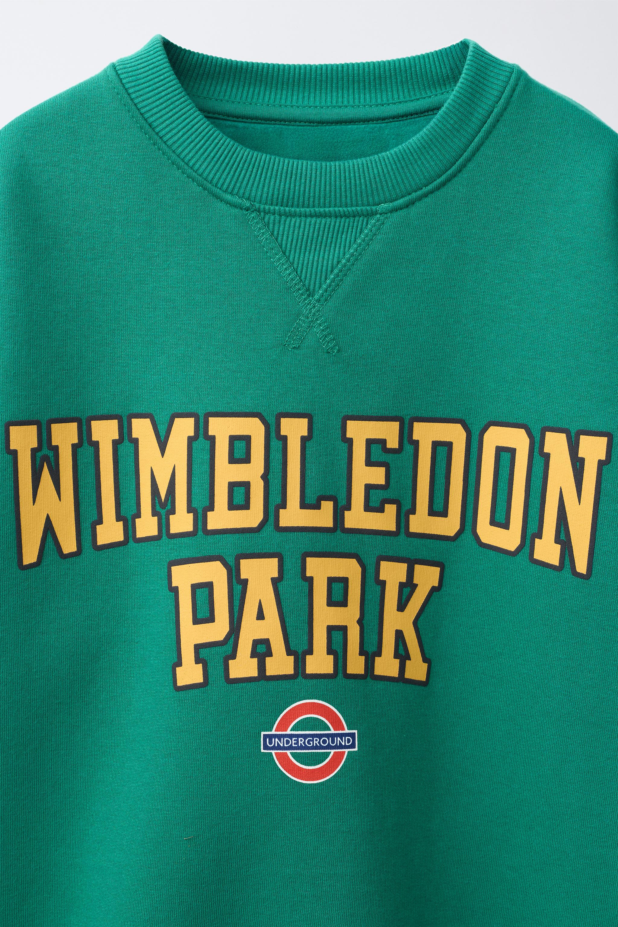 WIMBLEDON PARK TRANSPORT FOR LONDON © TEXT SWEATSHIRT