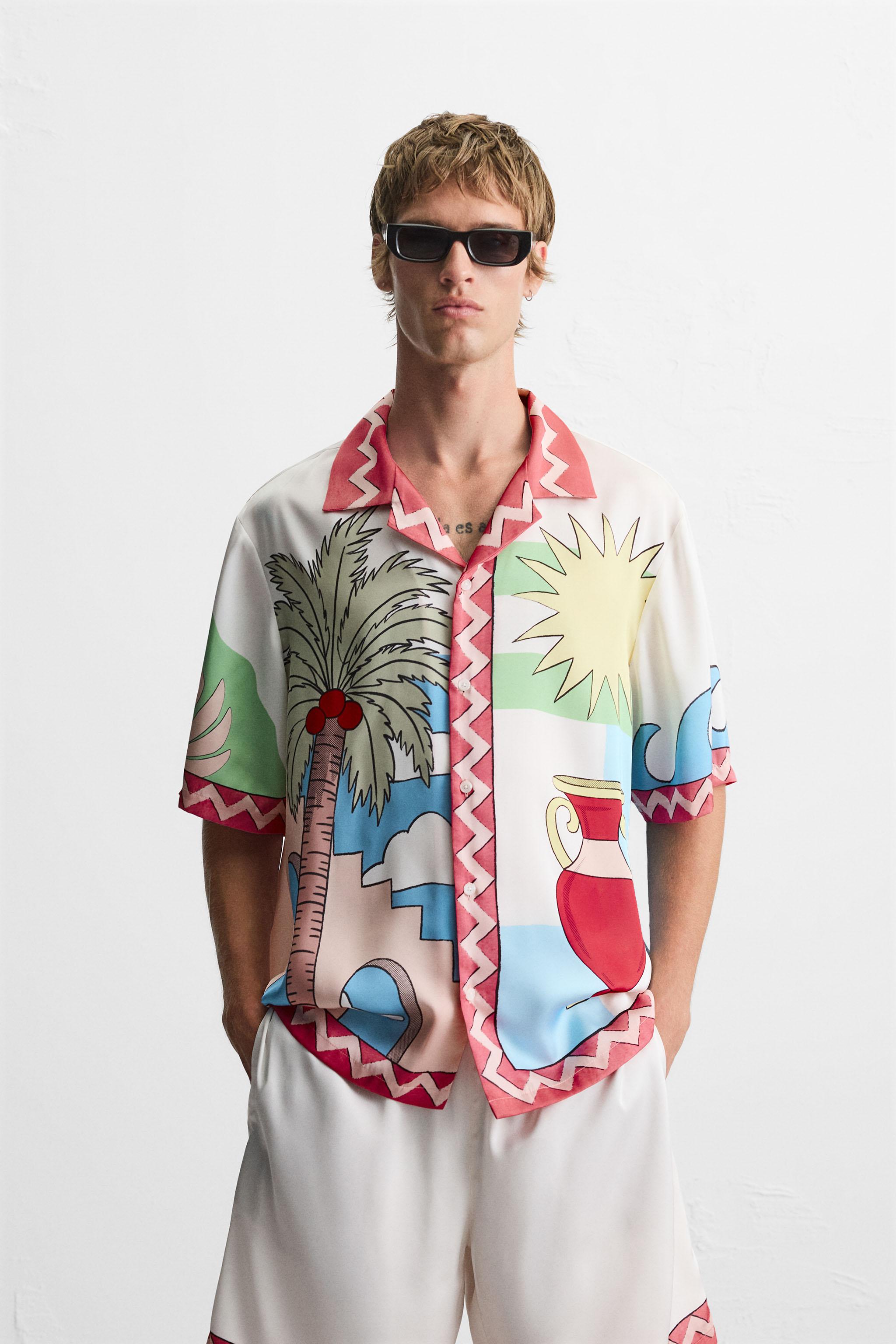 LANDSCAPE SATIN SHIRT