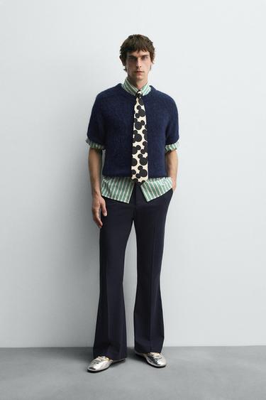 TEXTURED CARDIGAN HARRY LAMBERT FOR ZARA X DISNEY - Navy blue by Zara