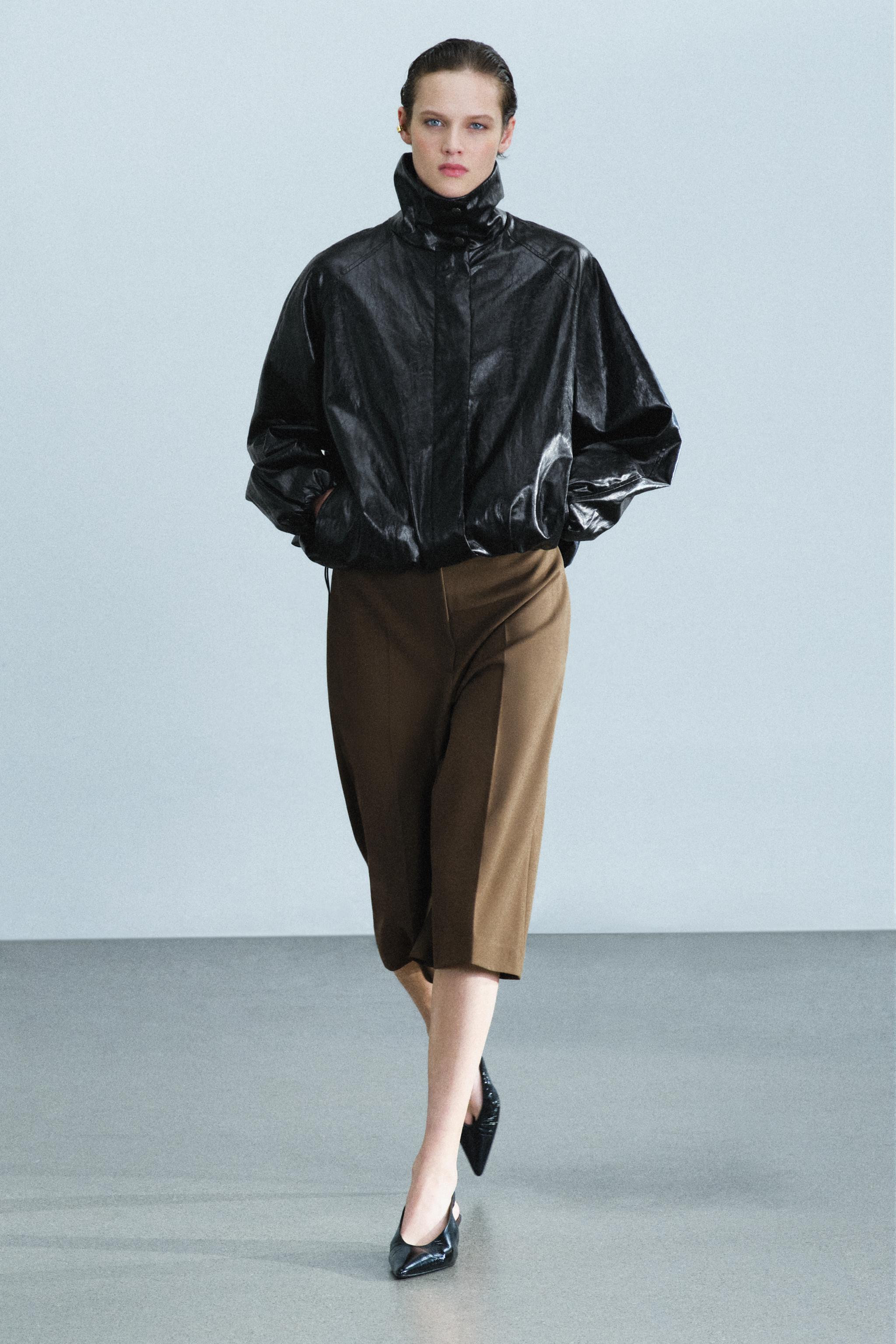 ZW COLLECTION ボンバージャケット - ブラック | ZARA Japan / 日本