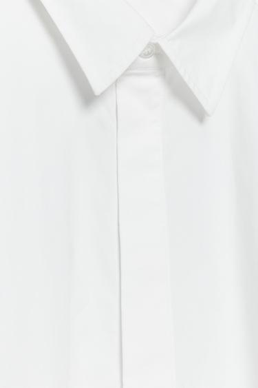 POPLIN SHIRT WITH BOW SOSHIOTSUKI X ZARA - White by Zara - Image 8