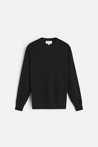 JERSEY 100% CASHMERE - Negro de Zara
