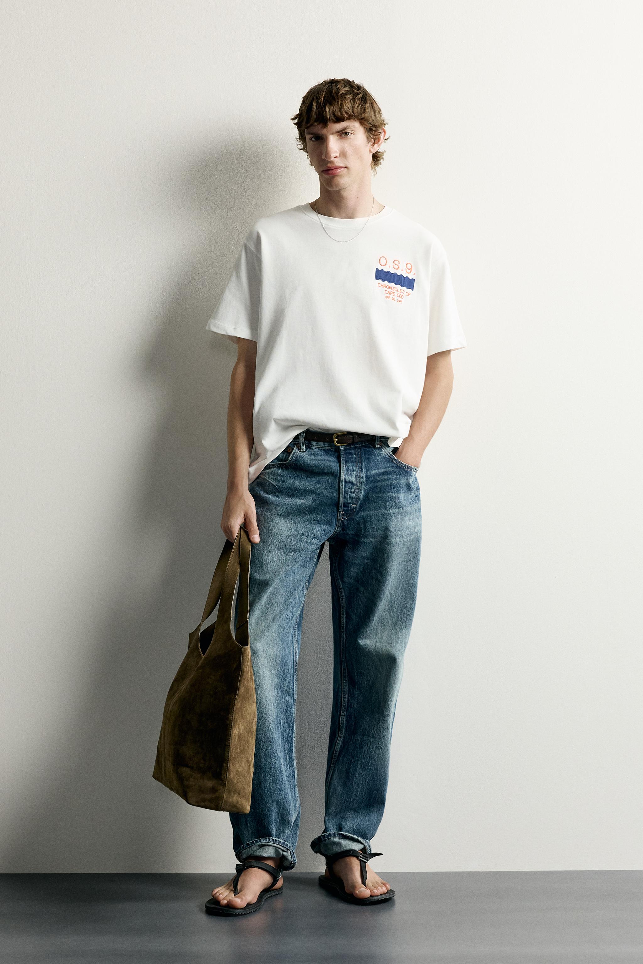 RELAXED FIT EMBROIDERED T-SHIRT