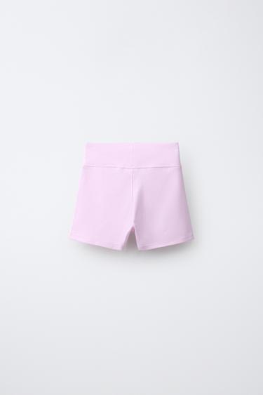 RIBBED SHORTS - Pink by Zara - Image 1