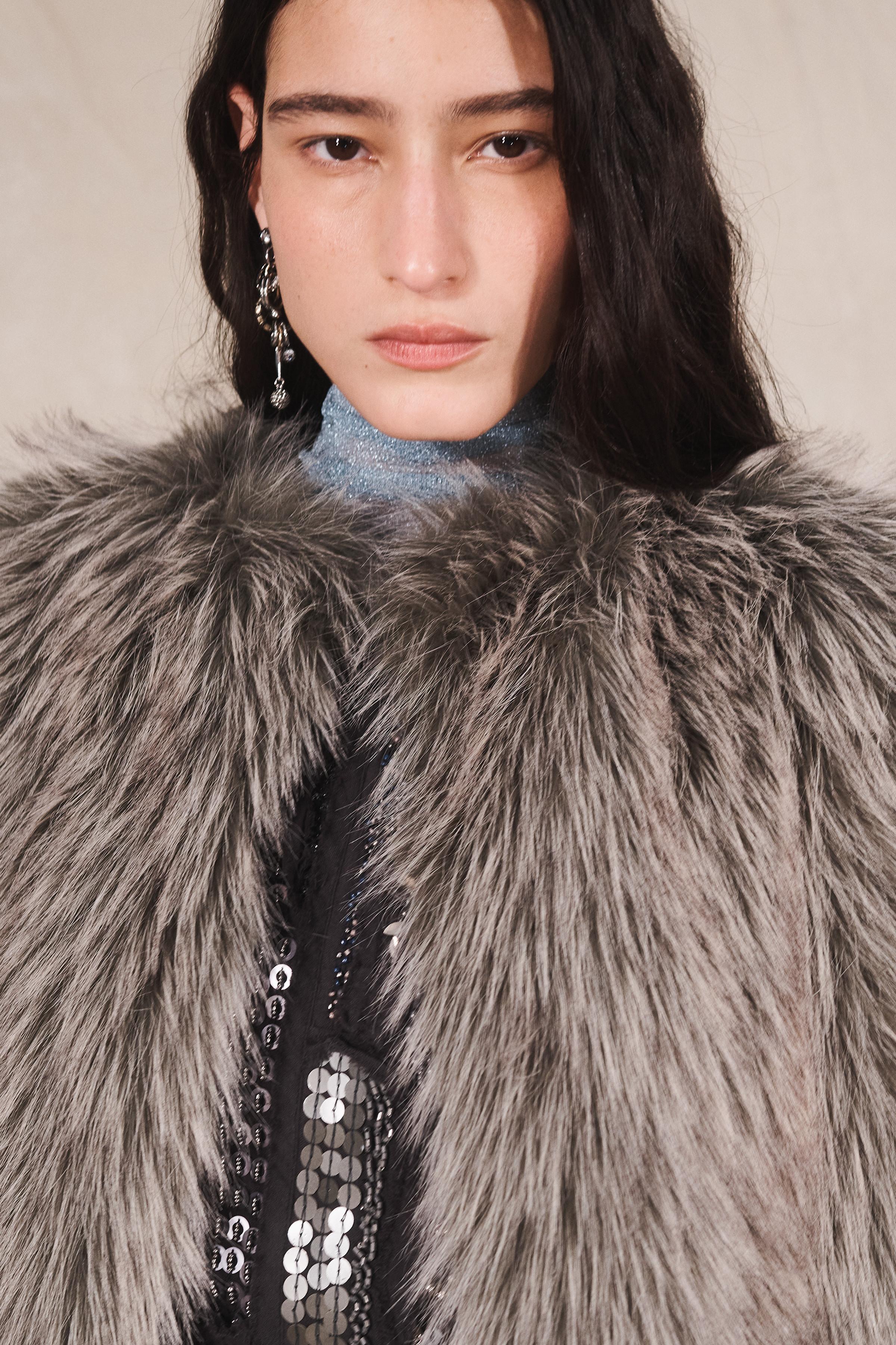 LIMITED EDITION FAUX FUR FRINGE VEST