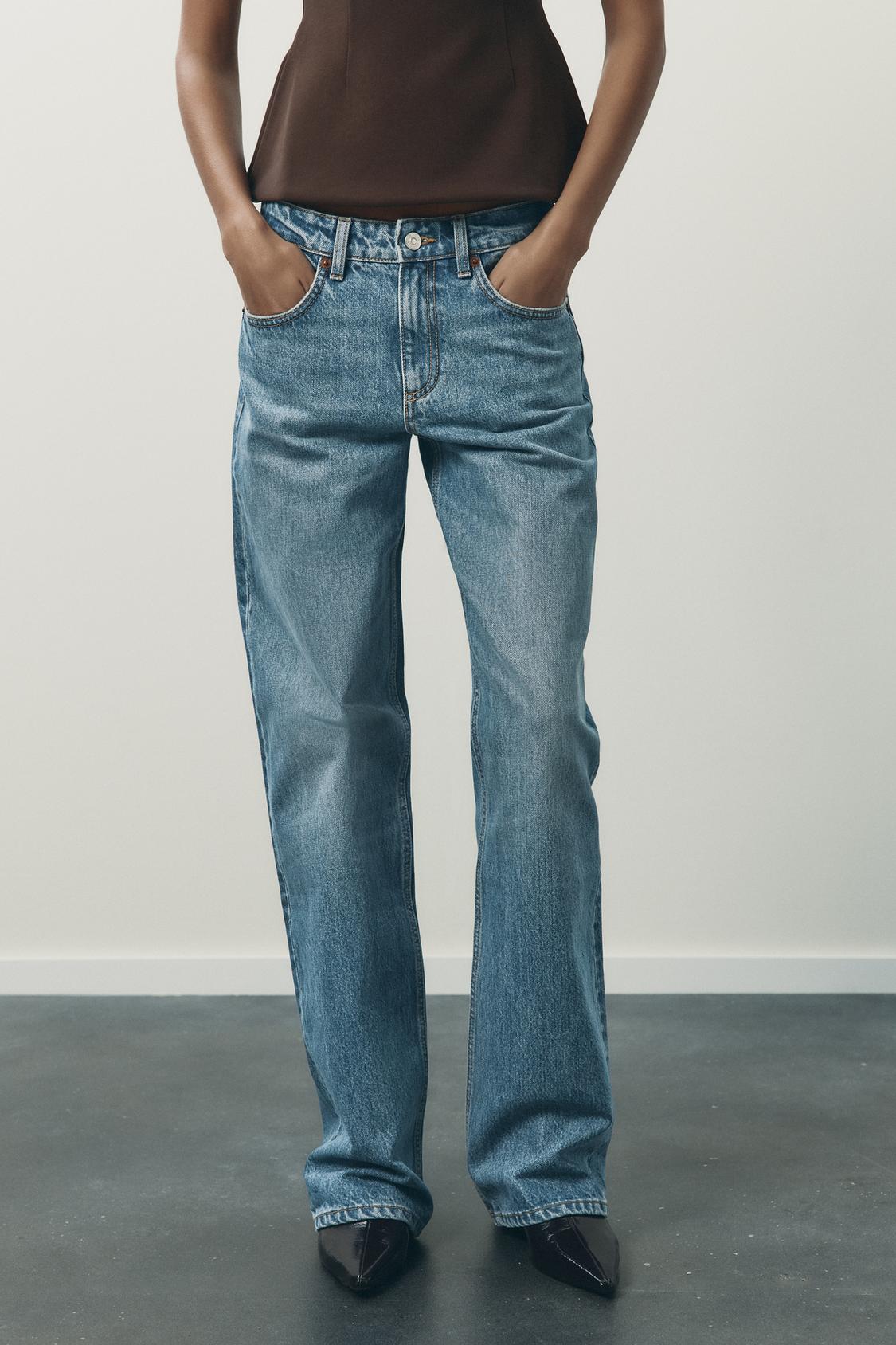 MID-RISE WIDE-LEG TRF JEANS