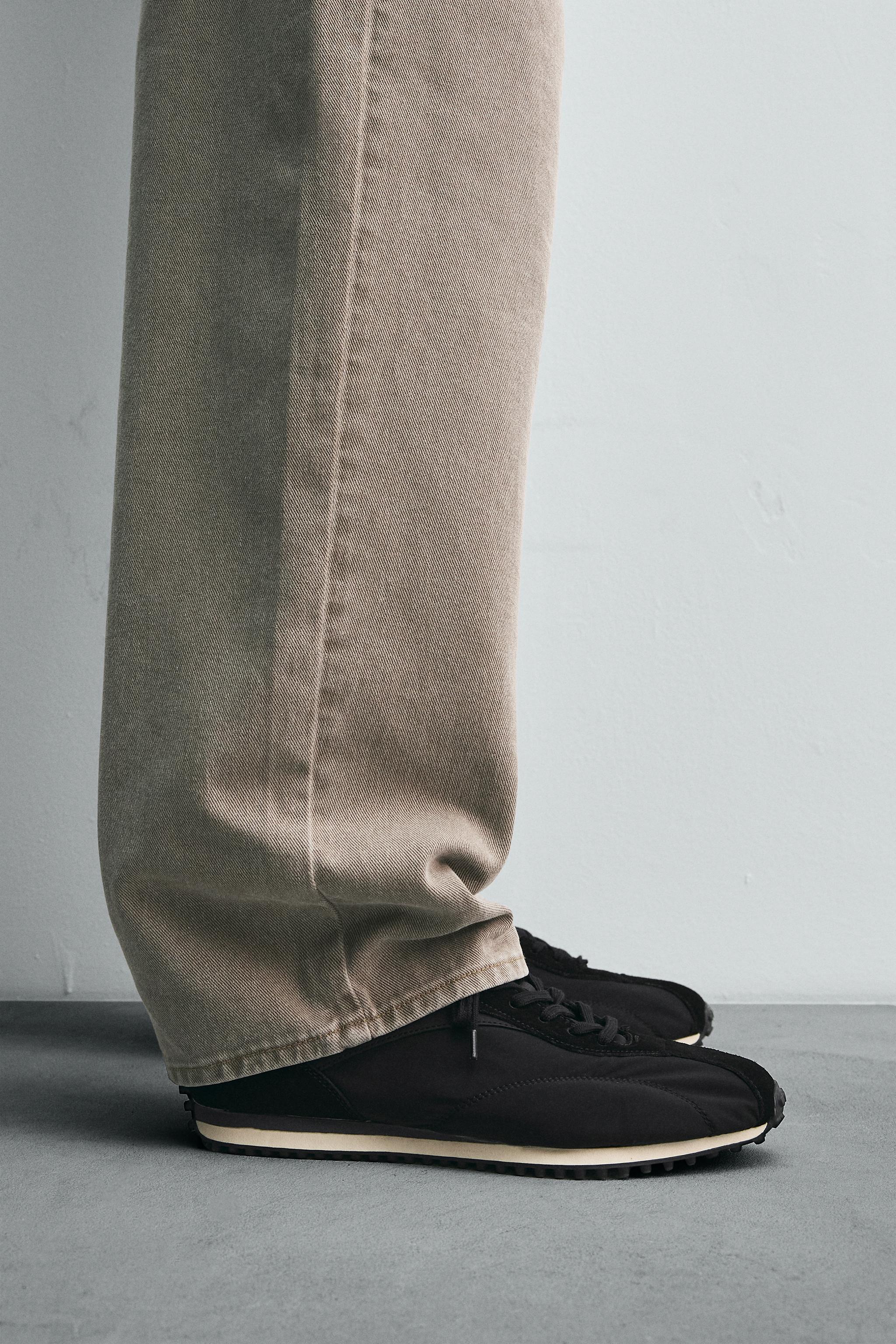 その他 del_sol LIMITED EDITION NYLON SNEAKERS - Black | ZARA United States