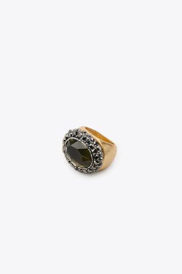 2-PACK OF JEWEL AND GLITTER RINGS - Gold / Silver by Zara - Image 3