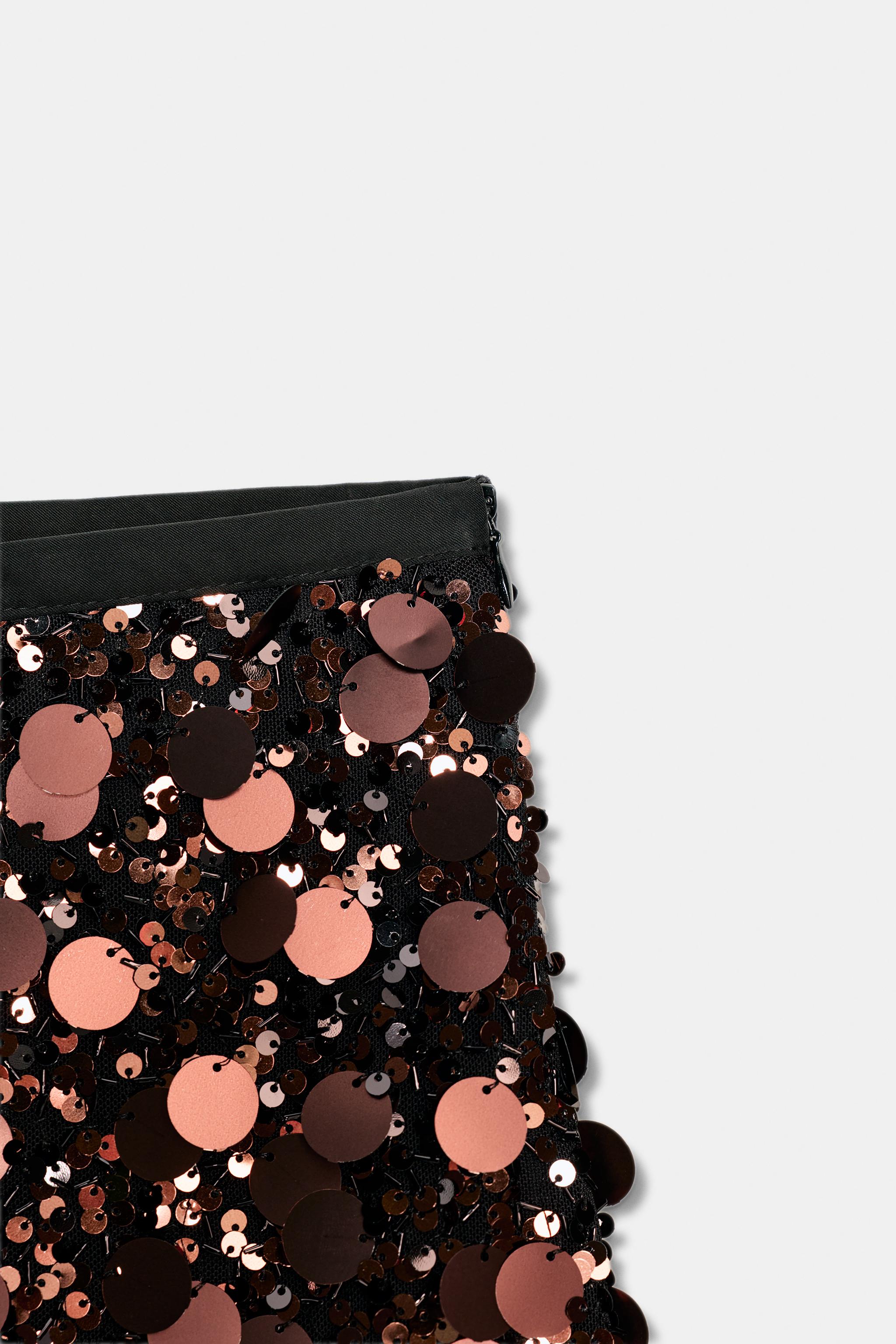 SEQUIN MINI SKIRT