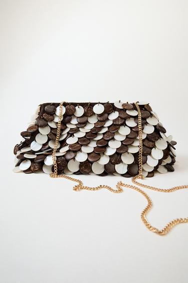 POUCH BAG WITH APPLIQUÉS - Multicoloured by Zara