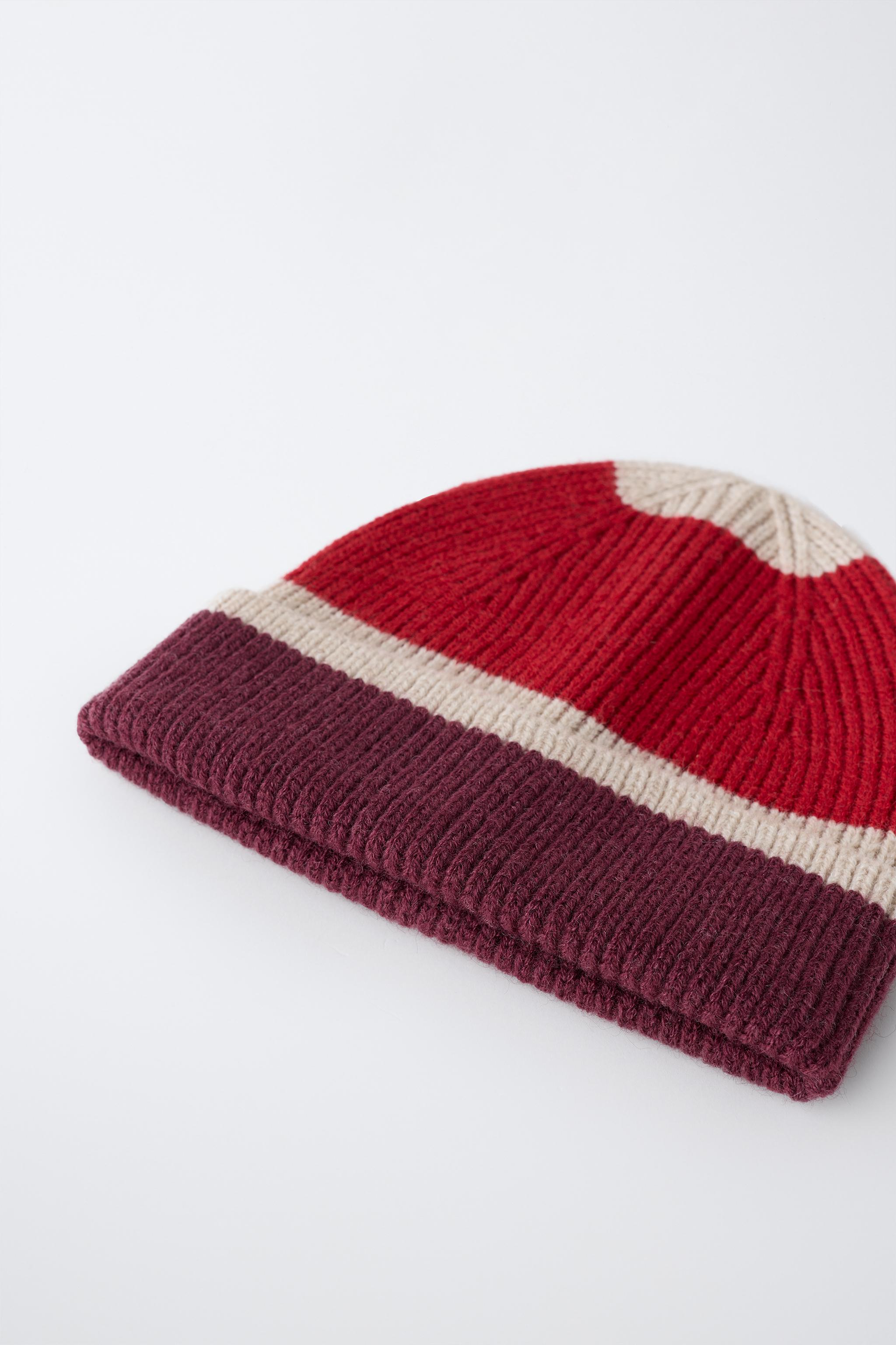BONNET EN MAILLE COLOR BLOCK