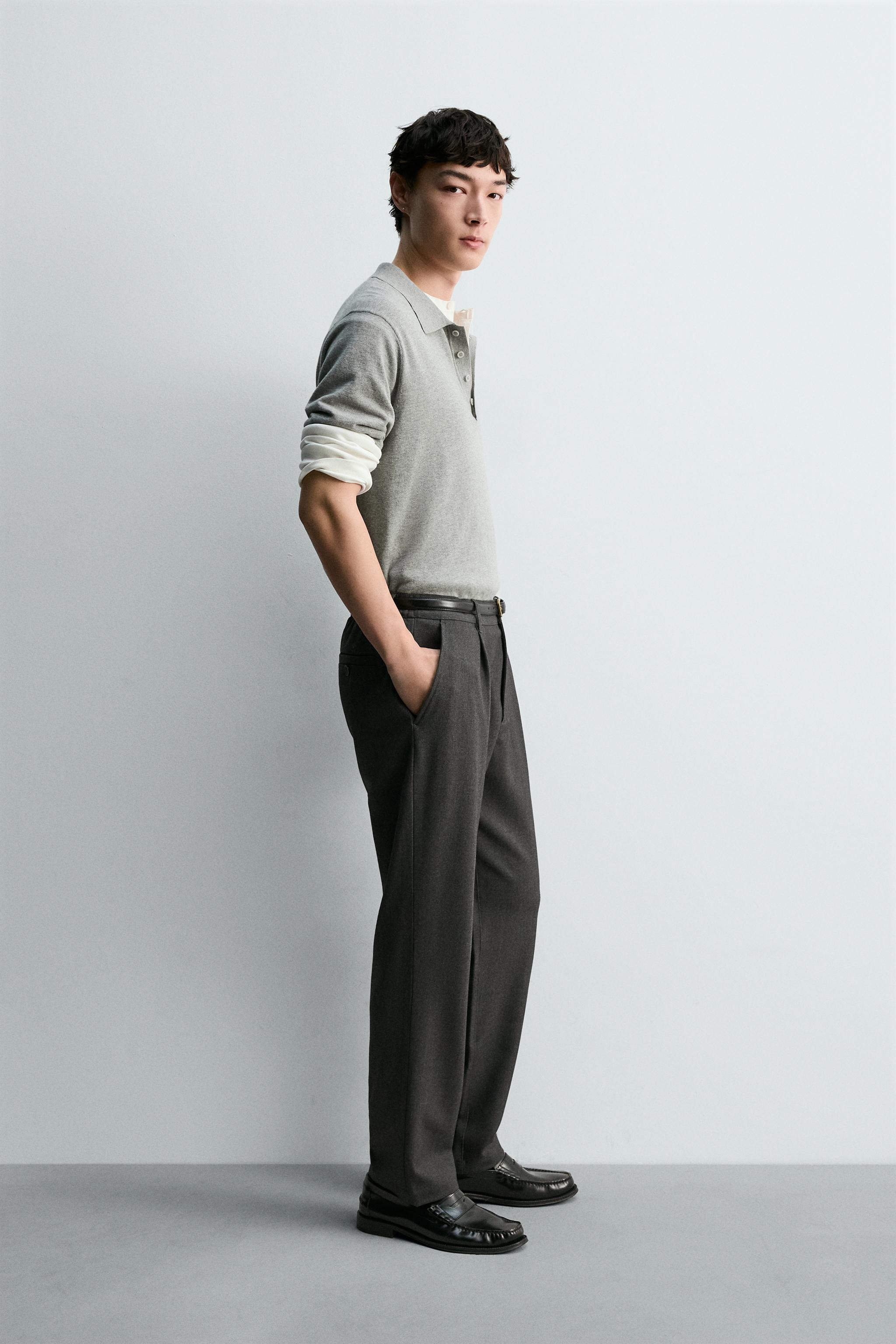 パンツ (グレー・灰色) | メンズ | 最新コレクション | ZARA 日本