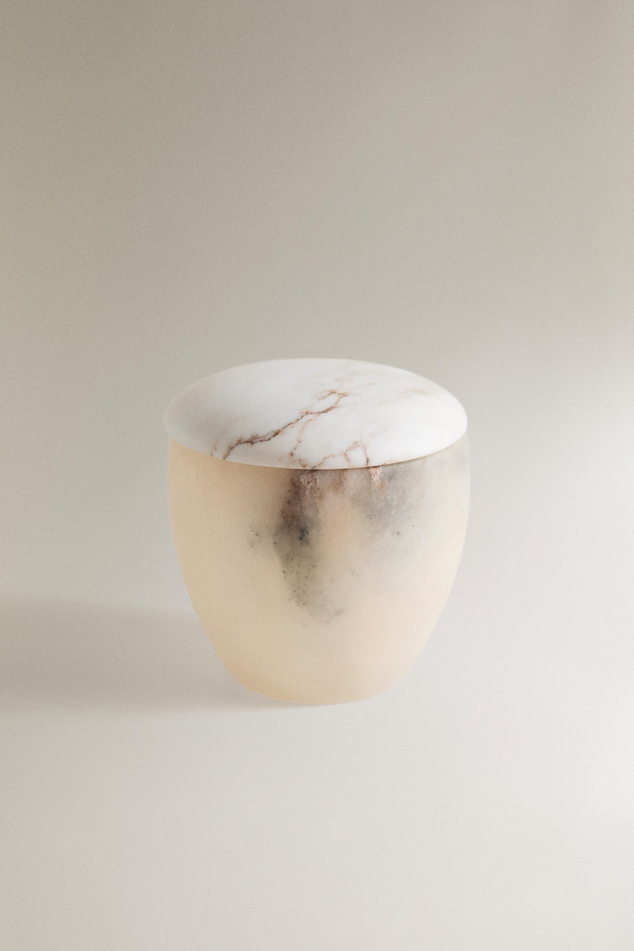 ALABASTER BATHROOM ORGANIZER JAR