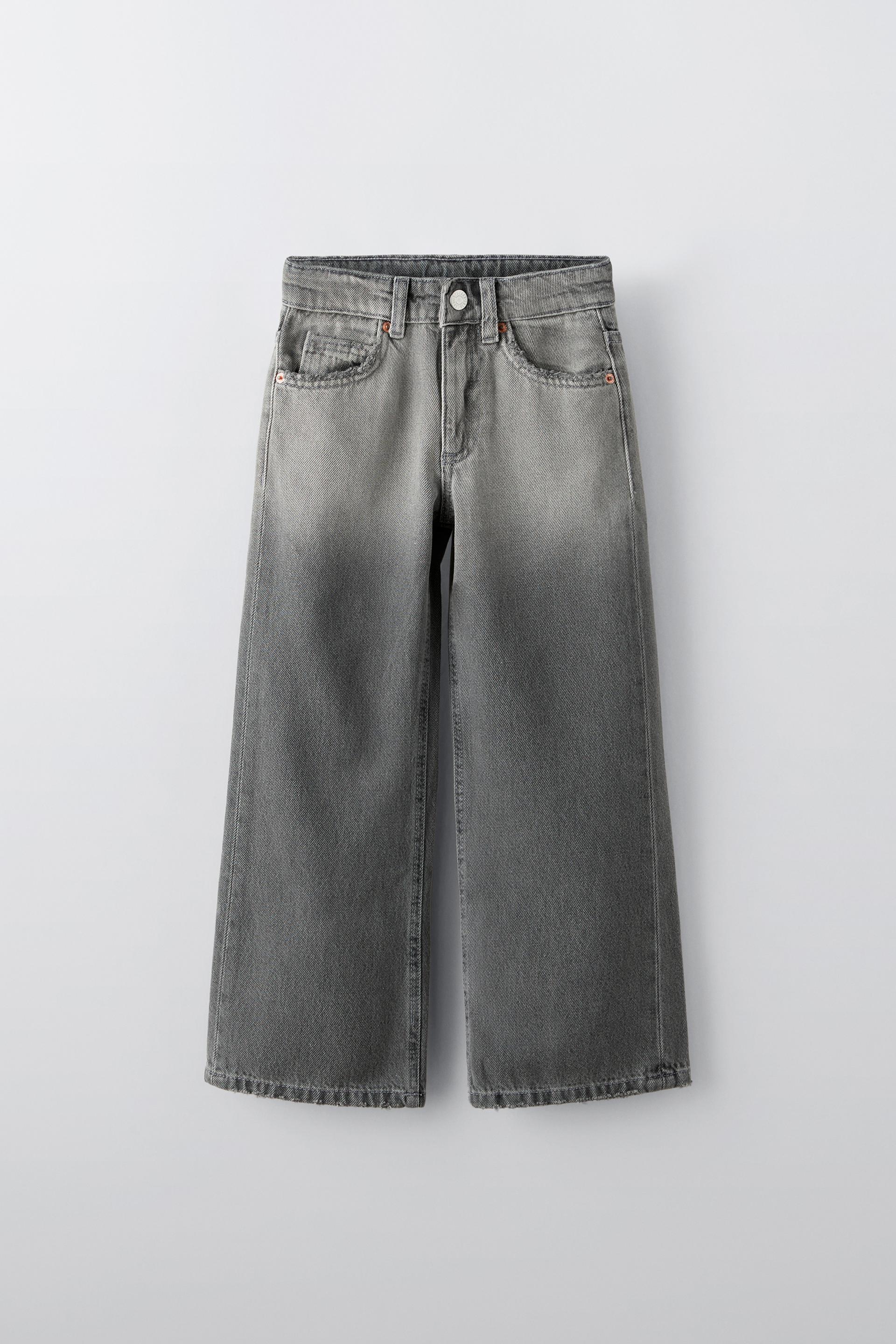 WIDE LEG JEANS - Anthracite grey | ZARA United States