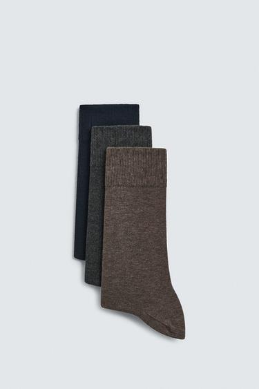 CHAUSSETTES STRUCTURE LÉGÈRE LOT DE 3 - divers de Zara - Image 1