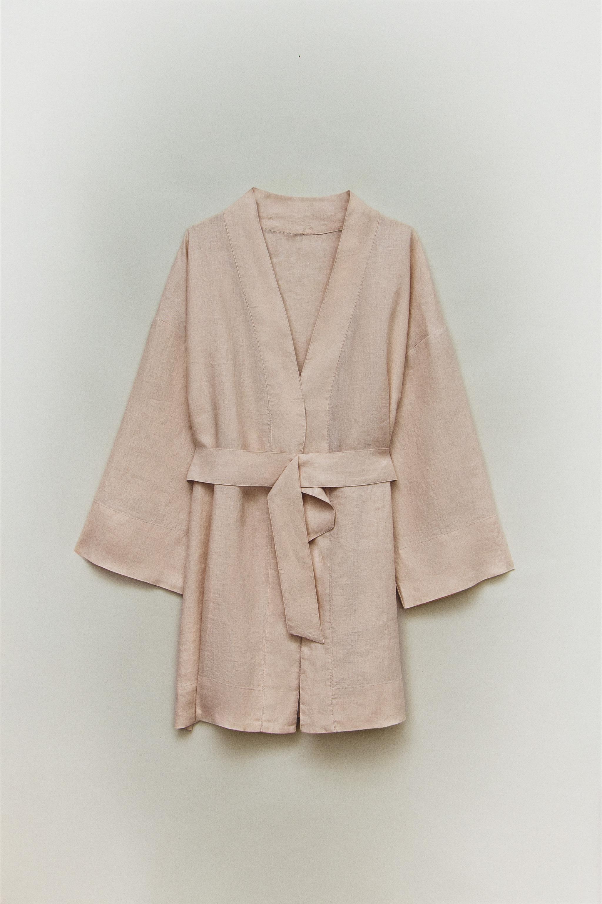 ROBE DE CHAMBRE EN LIN