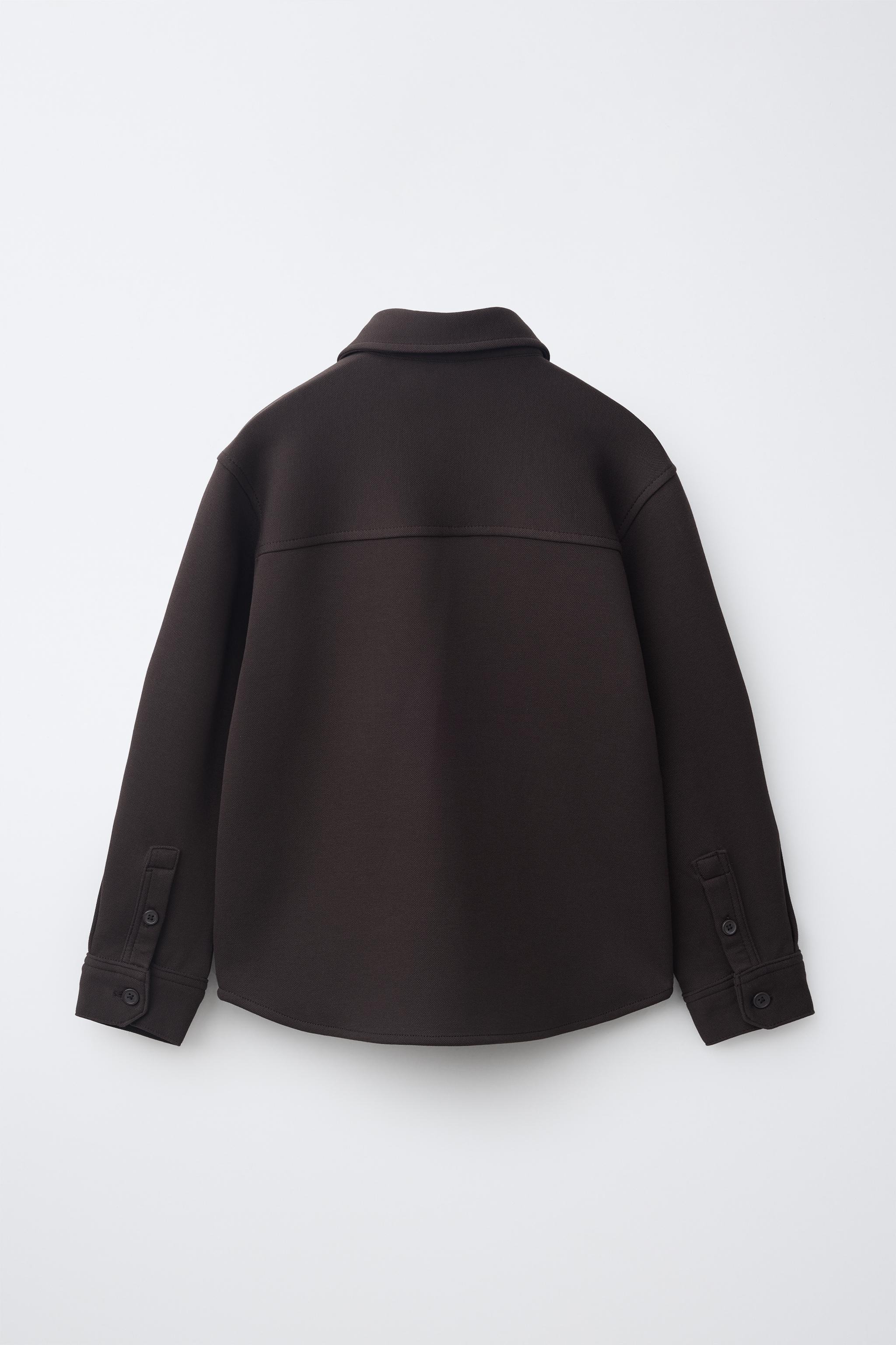 COMFORT POCKET OVERSHIRT — Chocolate